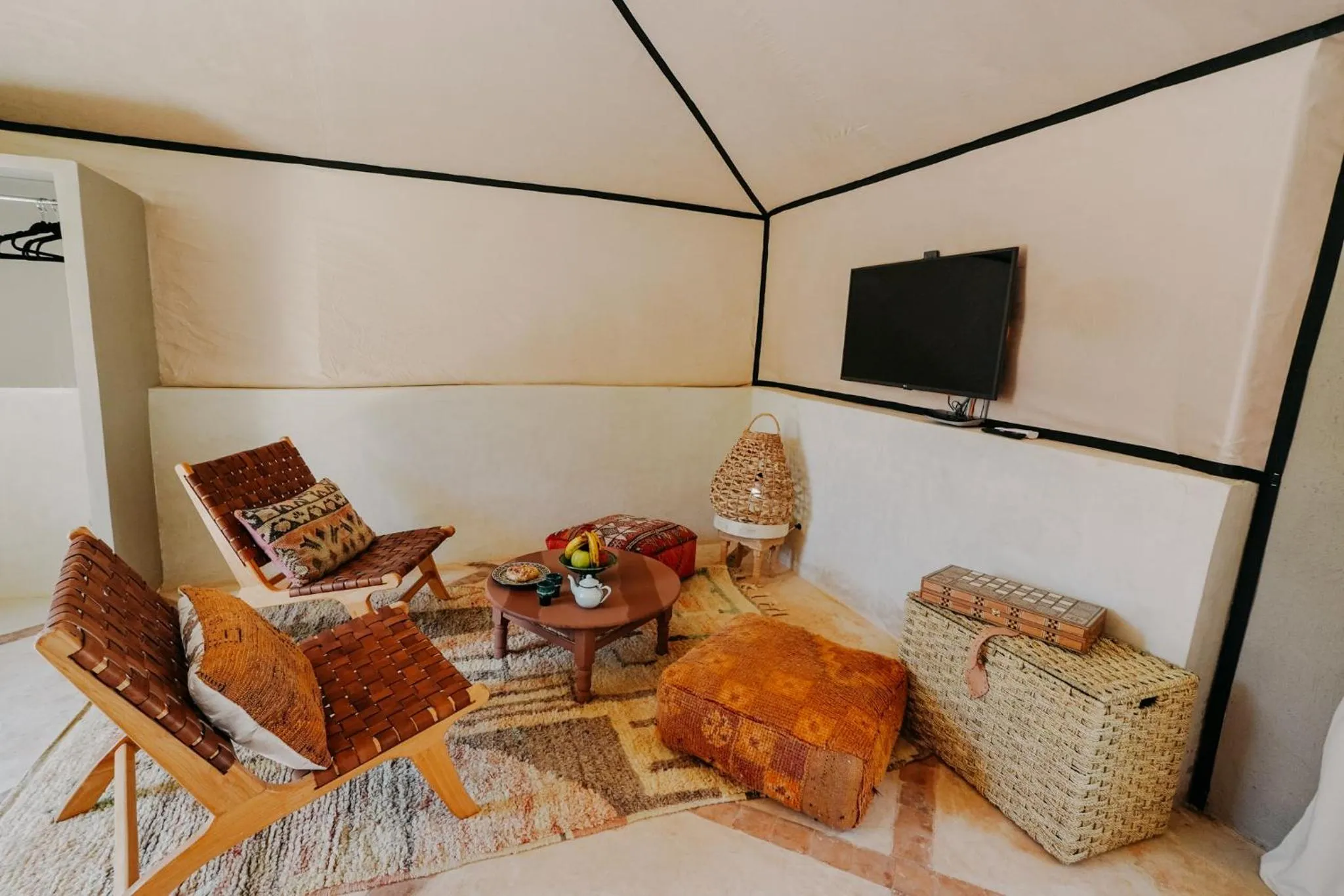 Living room in Hotel & Spa La Ferme El Dar