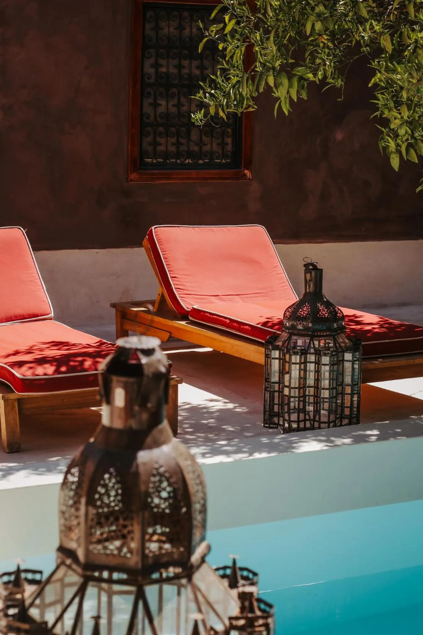 Patio in Hotel & Spa La Ferme El Dar