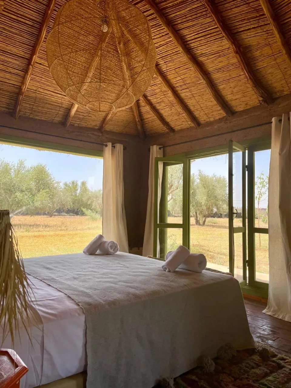 Garden view, Bed in Hotel & Spa La Ferme El Dar