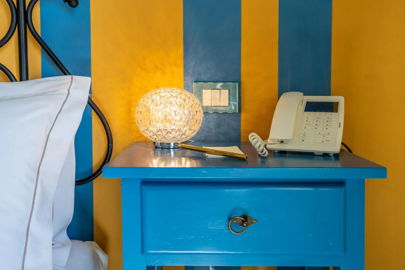 Decorative detail in Hotel Albatros Varigotti