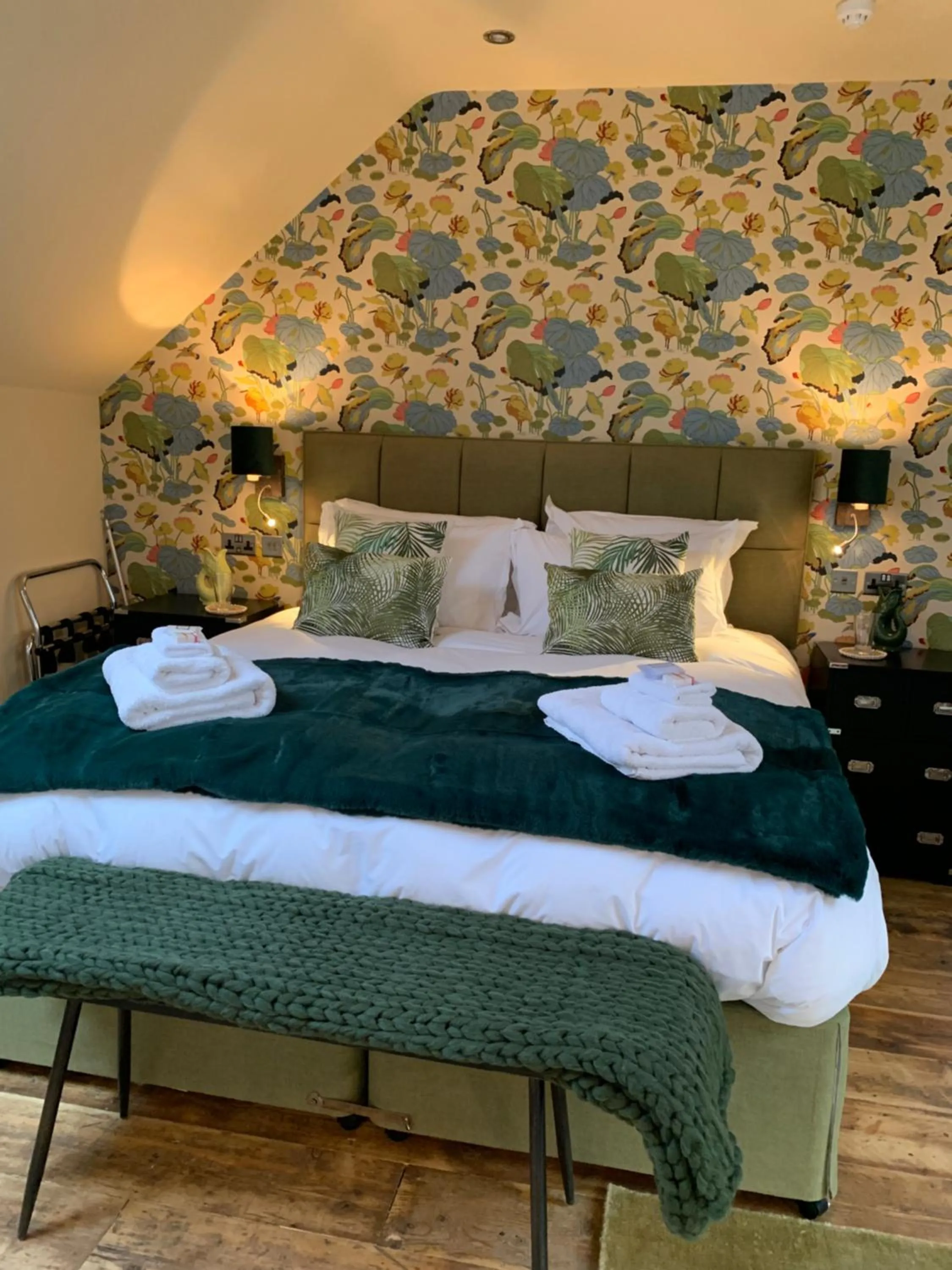 Bed in No33 THORNHAM BOUTIQUE SUITES