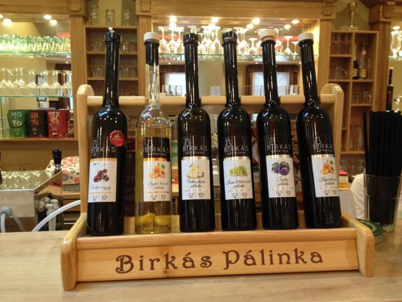 Alcoholic drinks in Aranytál Panzió