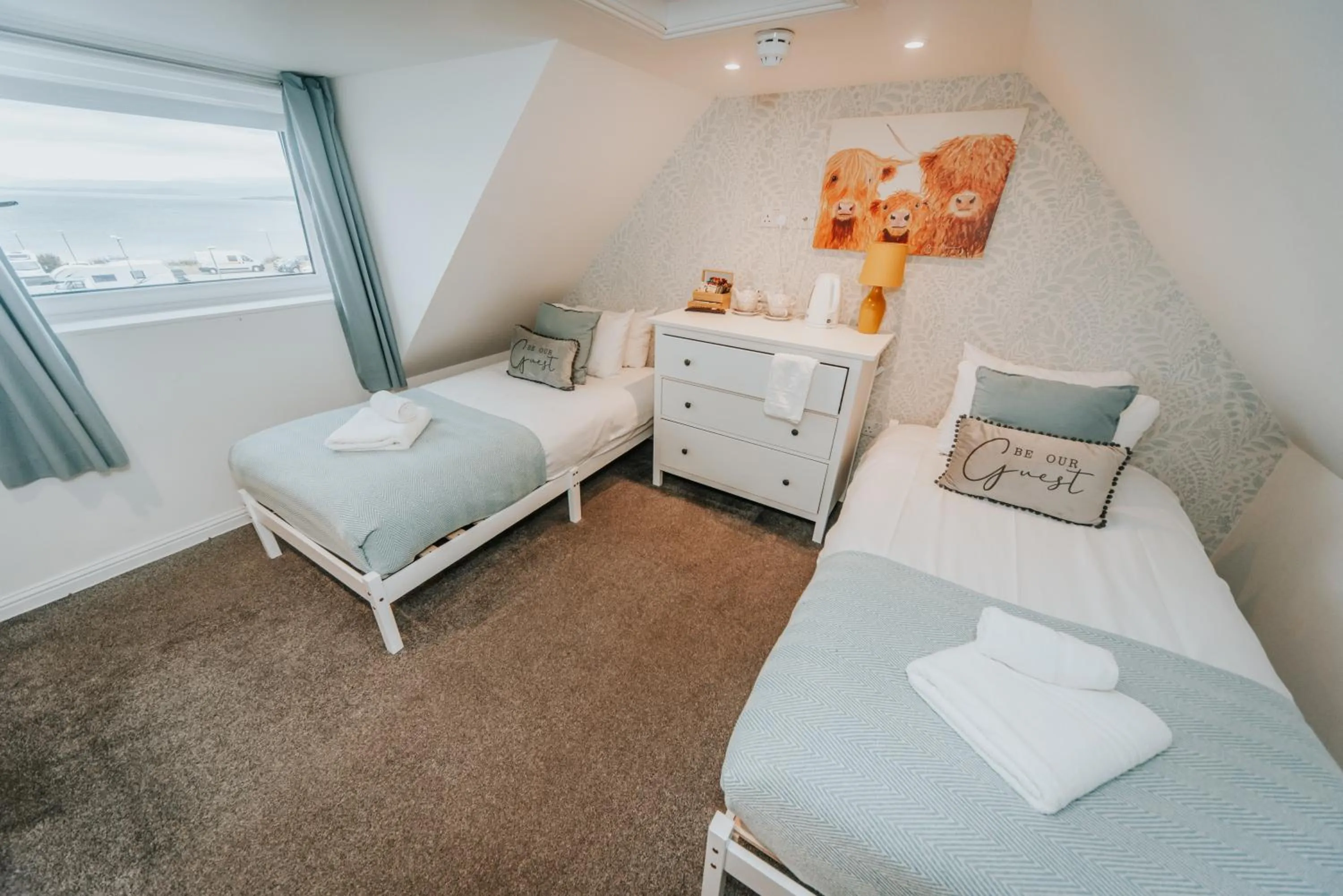 Bed in Broadford House Skye