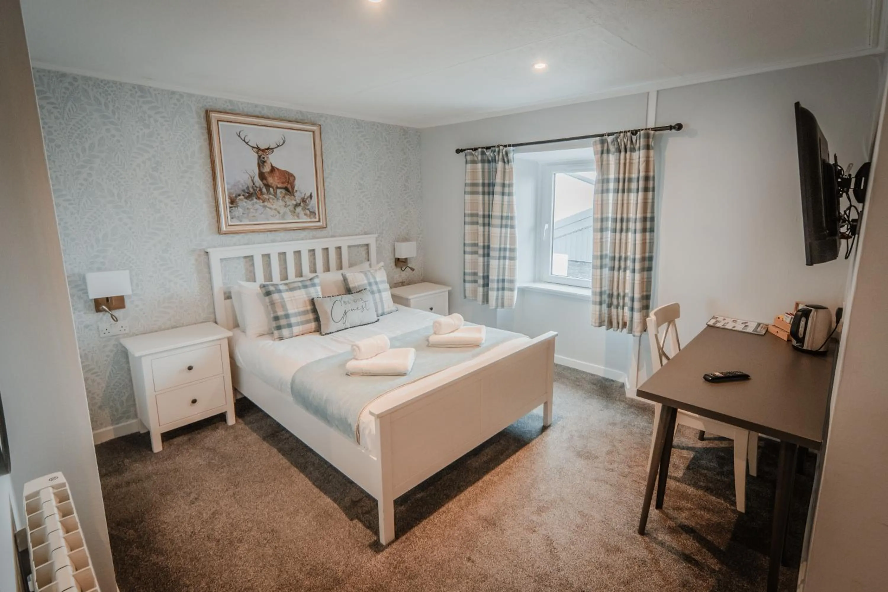 Bed in Broadford House Skye