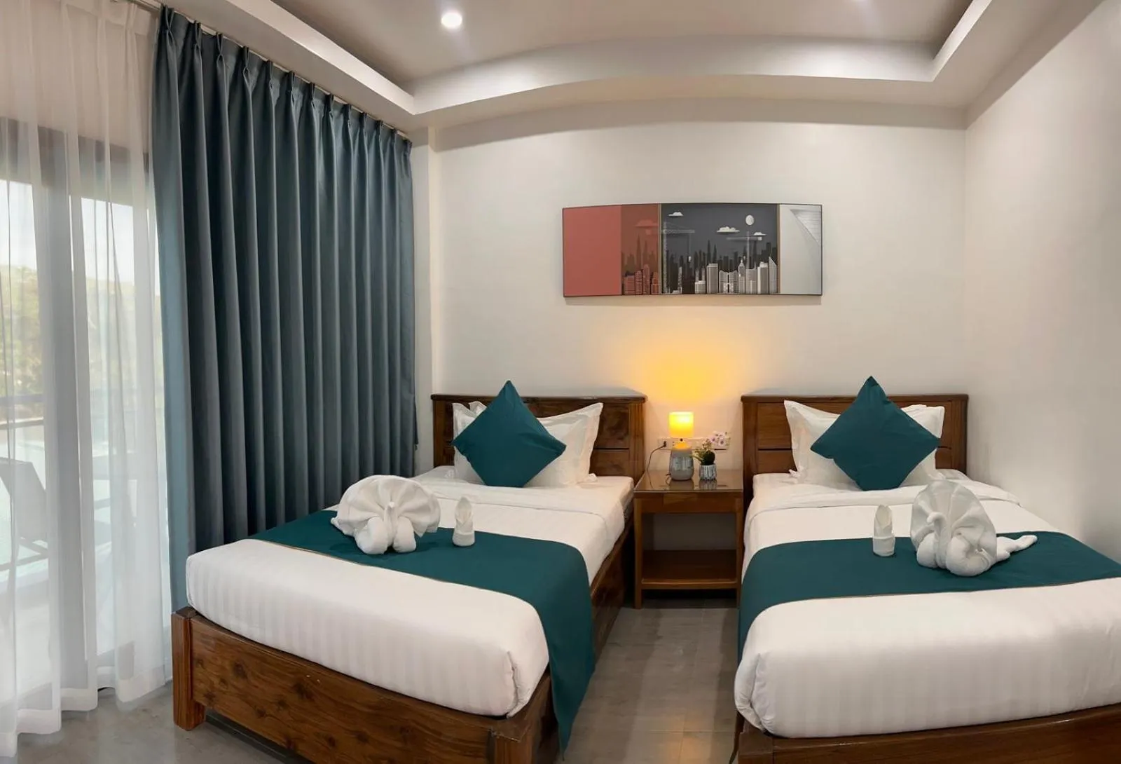 Bedroom, Bed in Ocean Star Hotel Coron