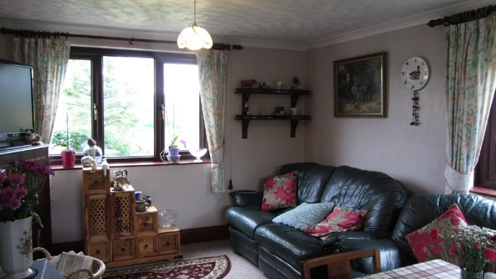 Living room in Heathergate Cottage Dartmoor BnB