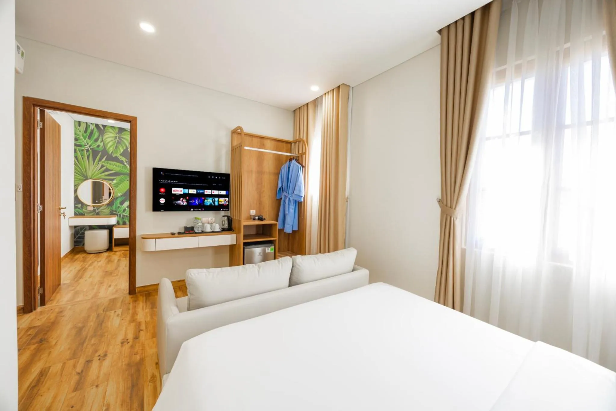 Bed in Sarah Hotel Halal Restaurant Phu Quoc