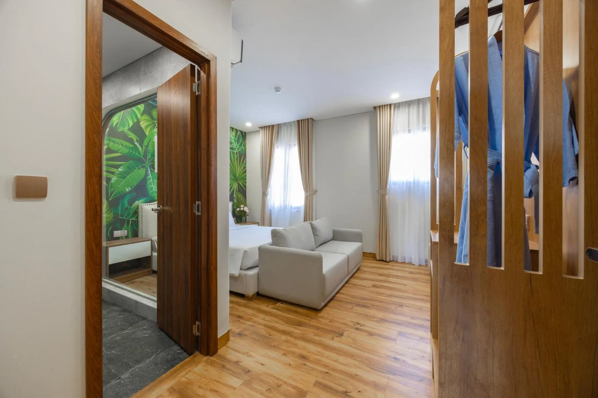 Bed in Sarah Hotel Halal Restaurant Phu Quoc