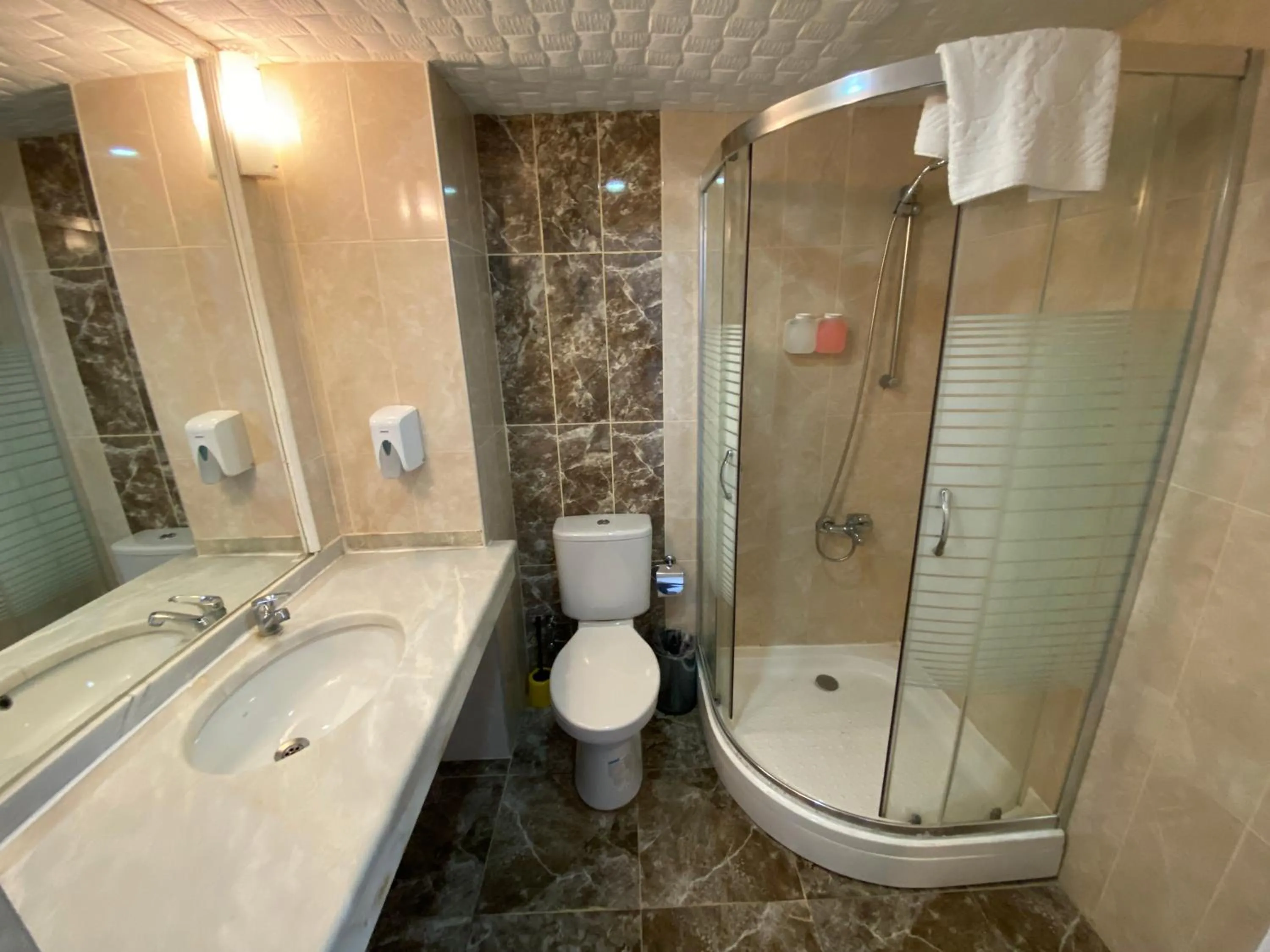 Shower in Finike Marina Hotel