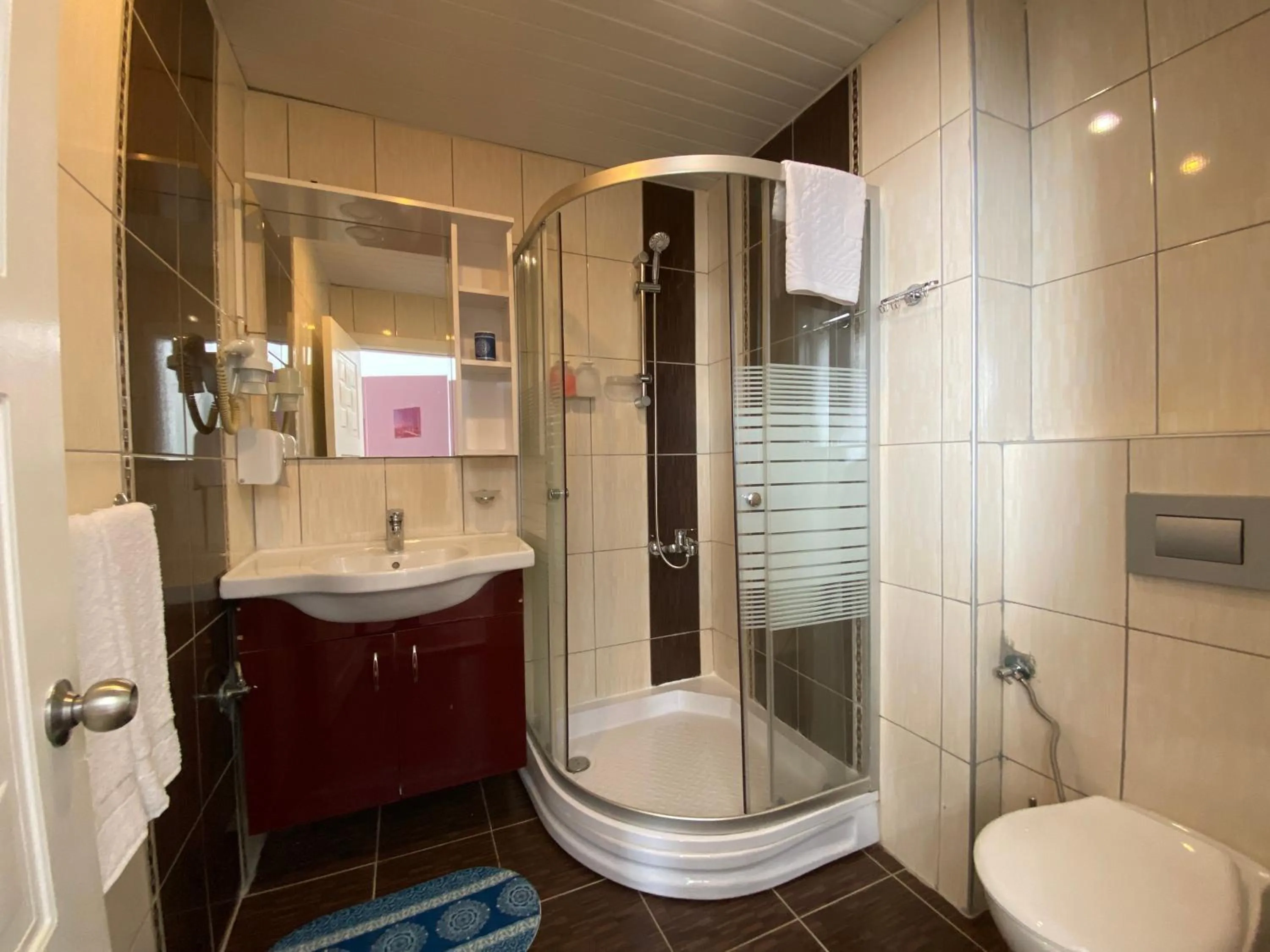 Shower in Finike Marina Hotel