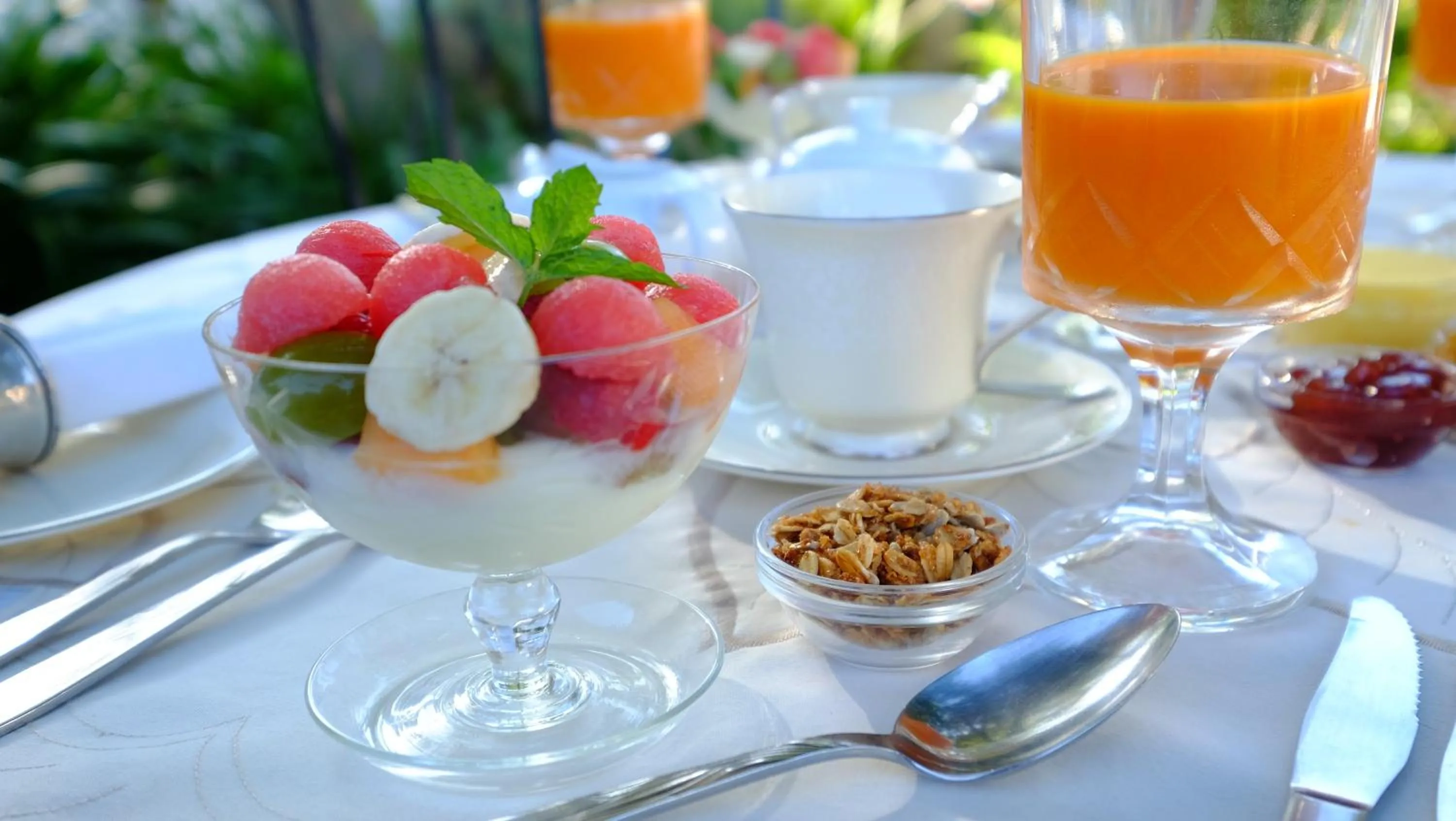 Continental breakfast in Onse Rus Guesthouse