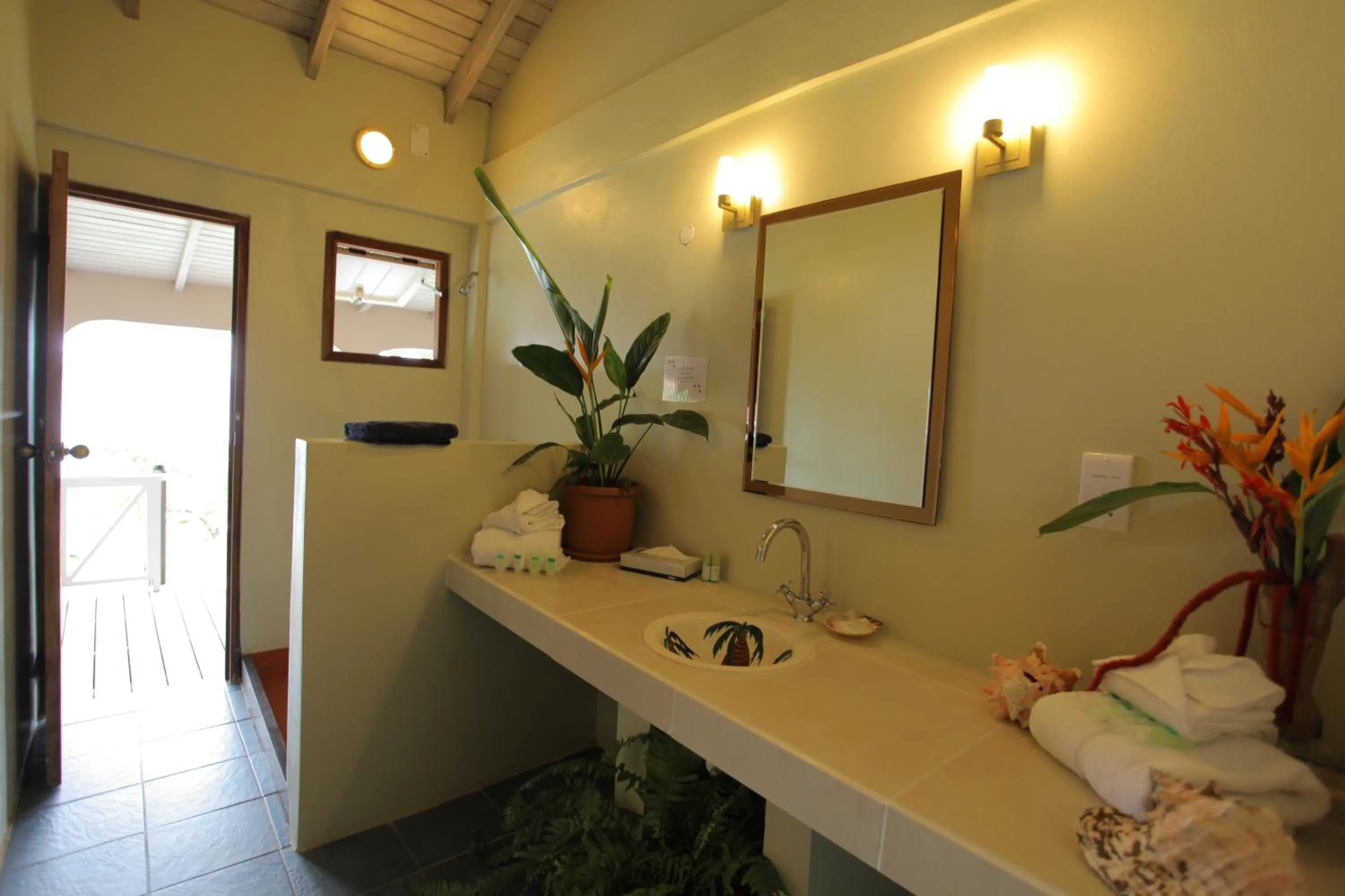 Bathroom in Petite Anse Hotel