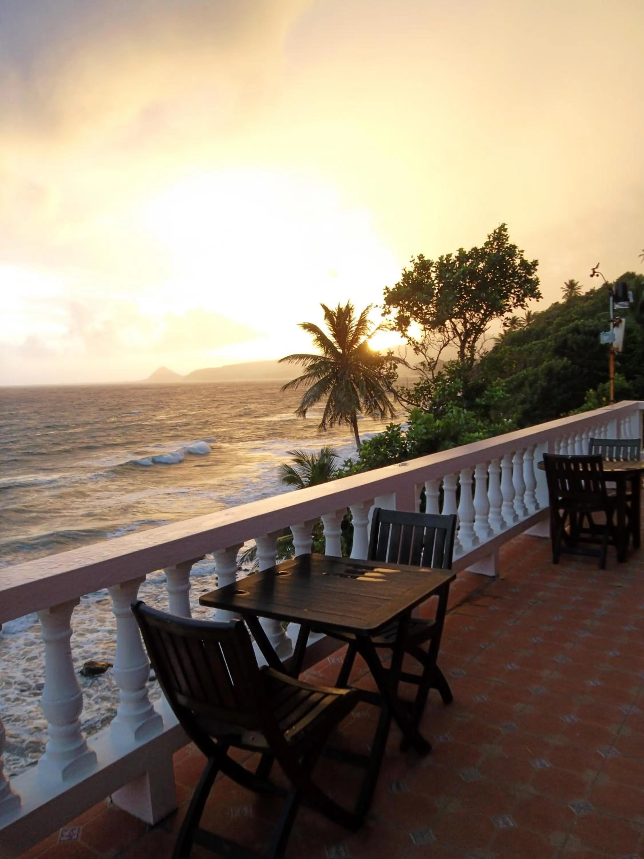 Balcony/Terrace in Petite Anse Hotel