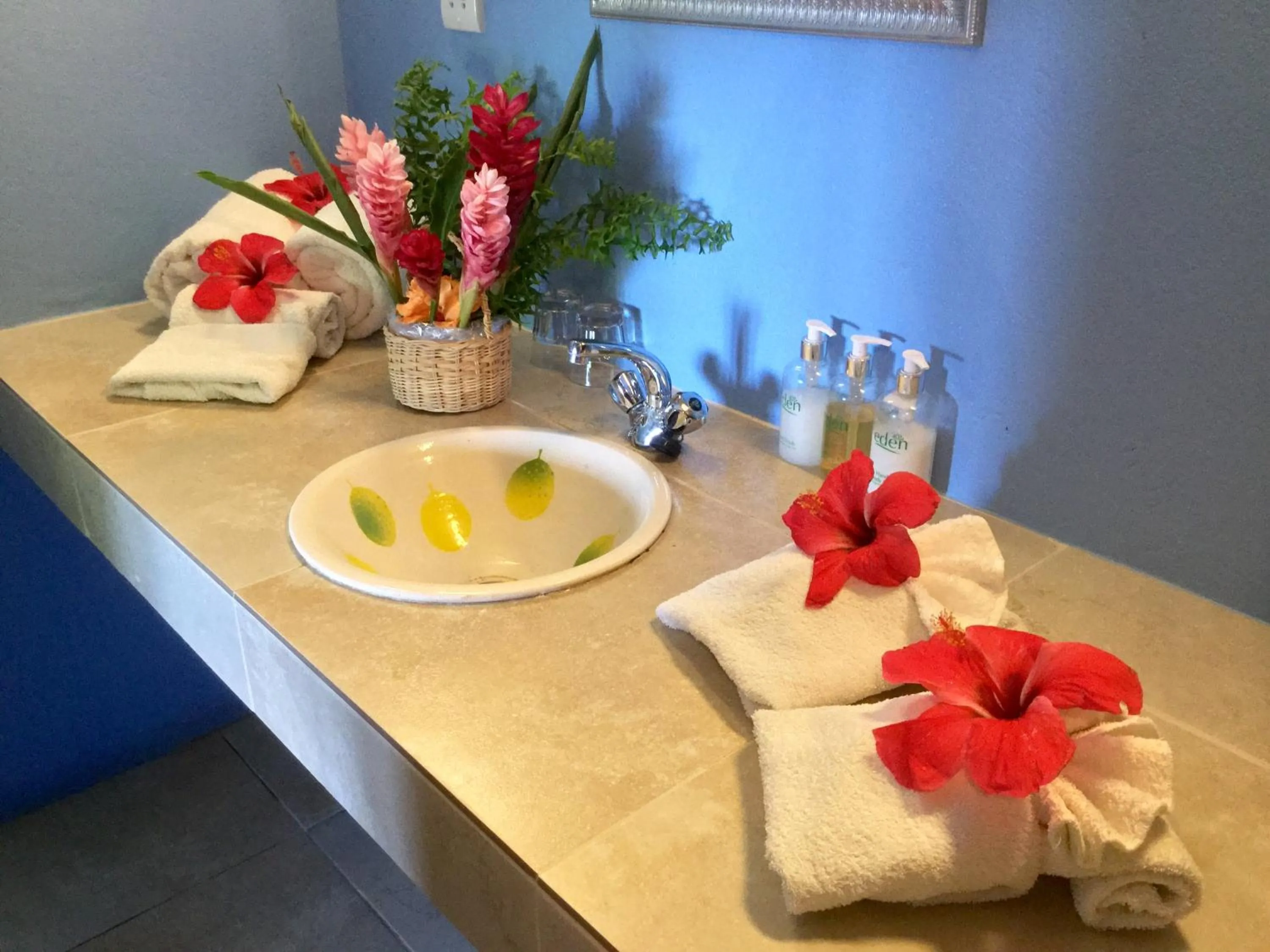 Bathroom in Petite Anse Hotel