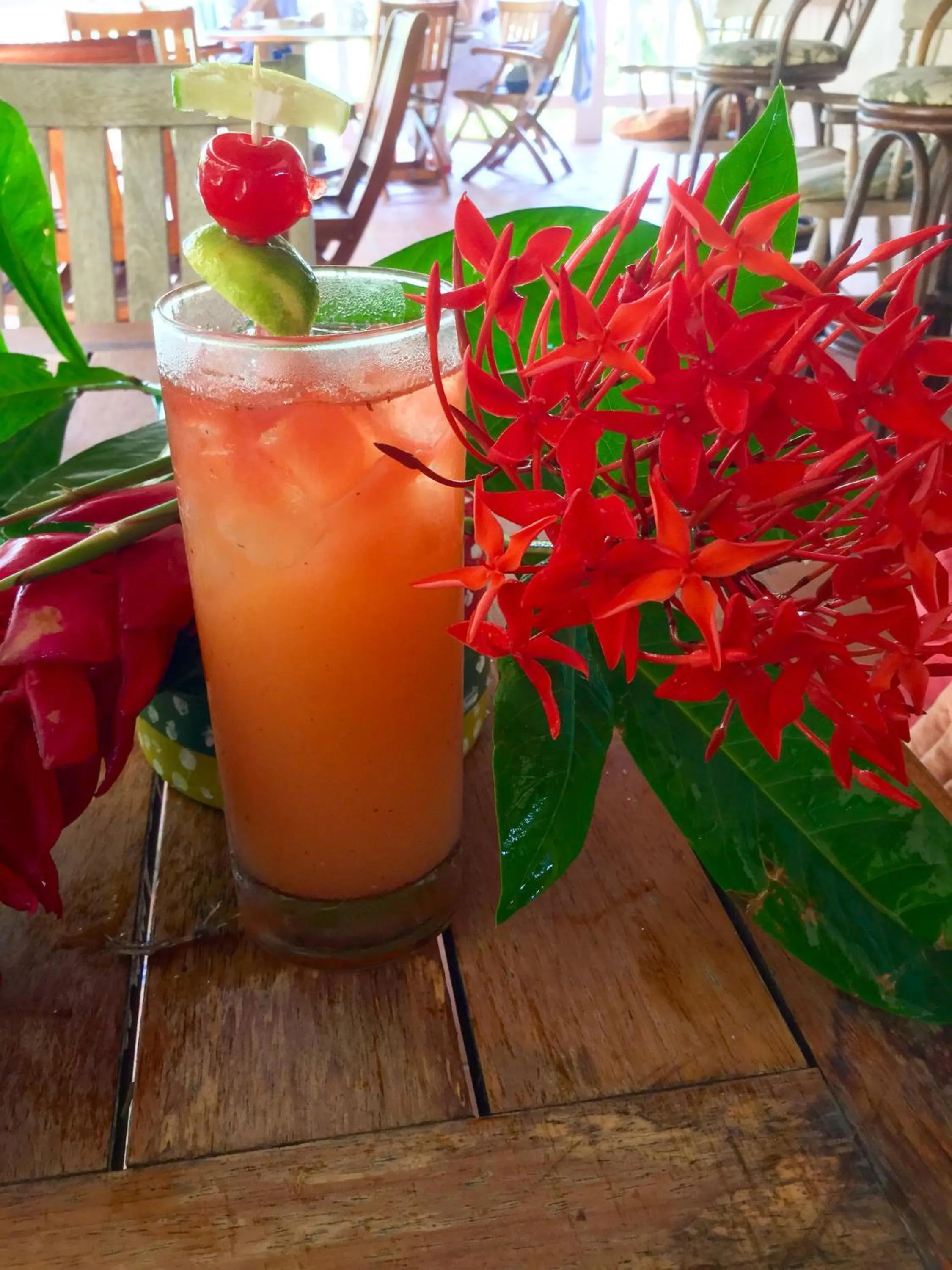 Alcoholic drinks in Petite Anse Hotel