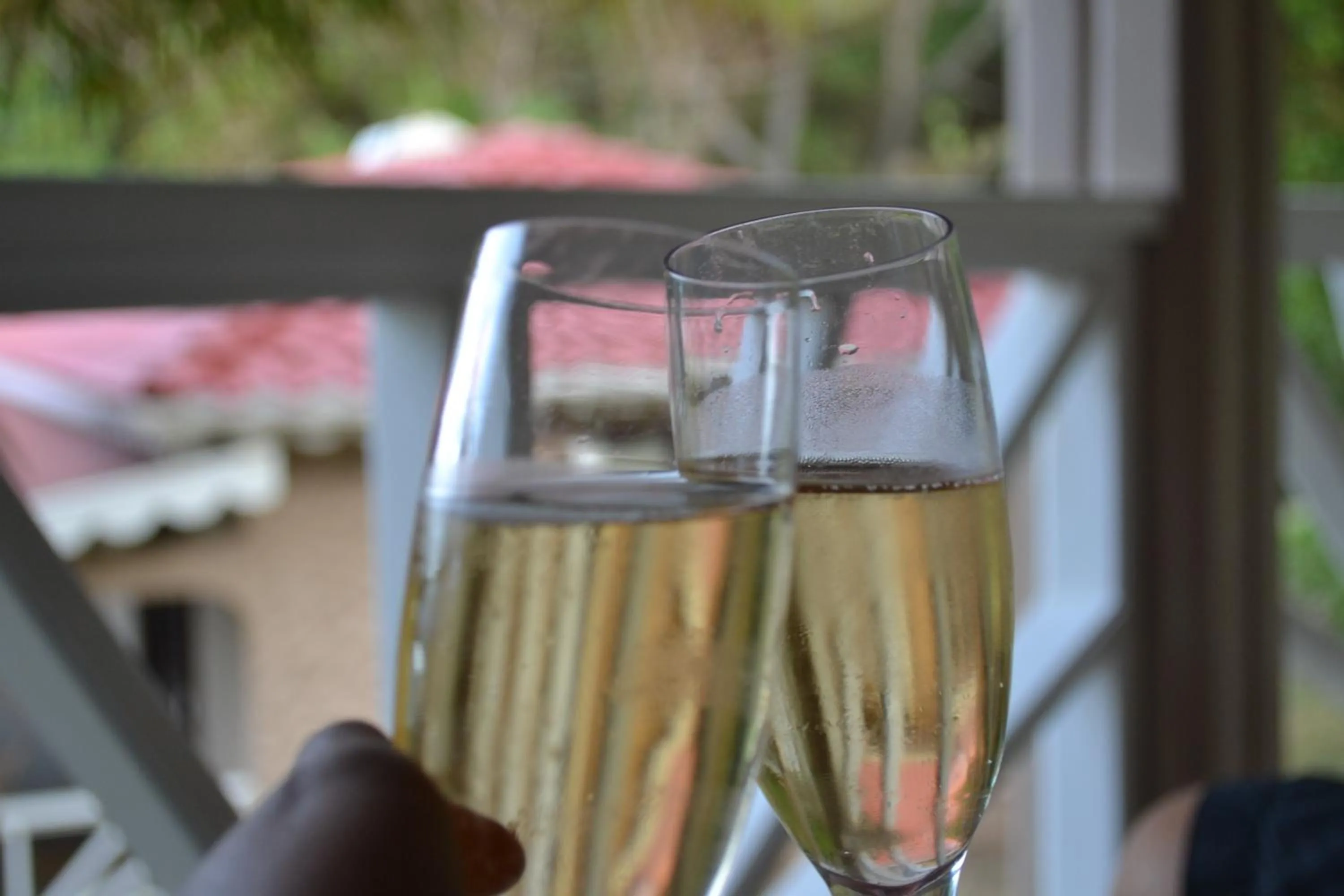 Drinks in Petite Anse Hotel