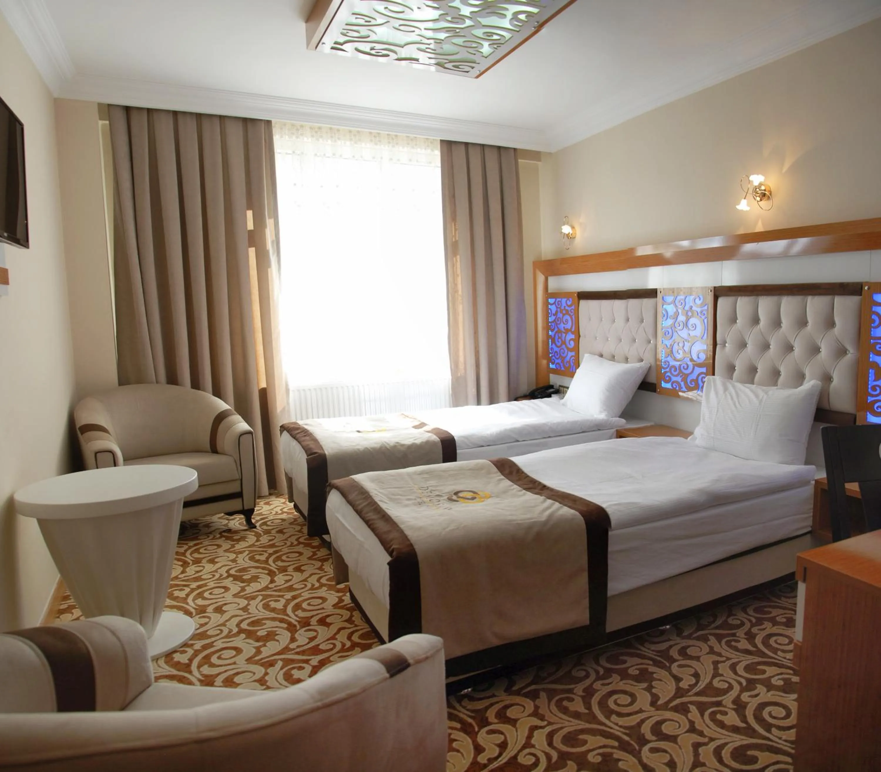 Decorative detail in Demosan City Hotel