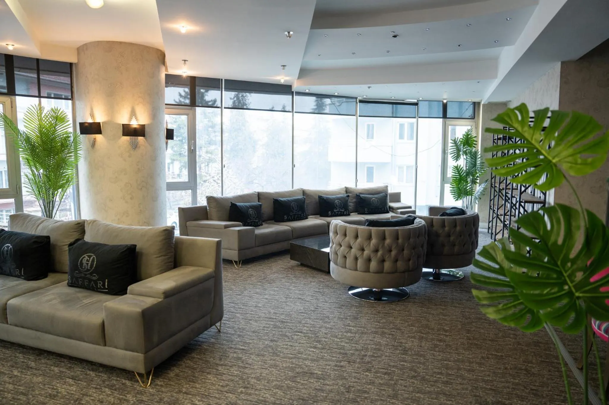 Lobby or reception in saffari otel