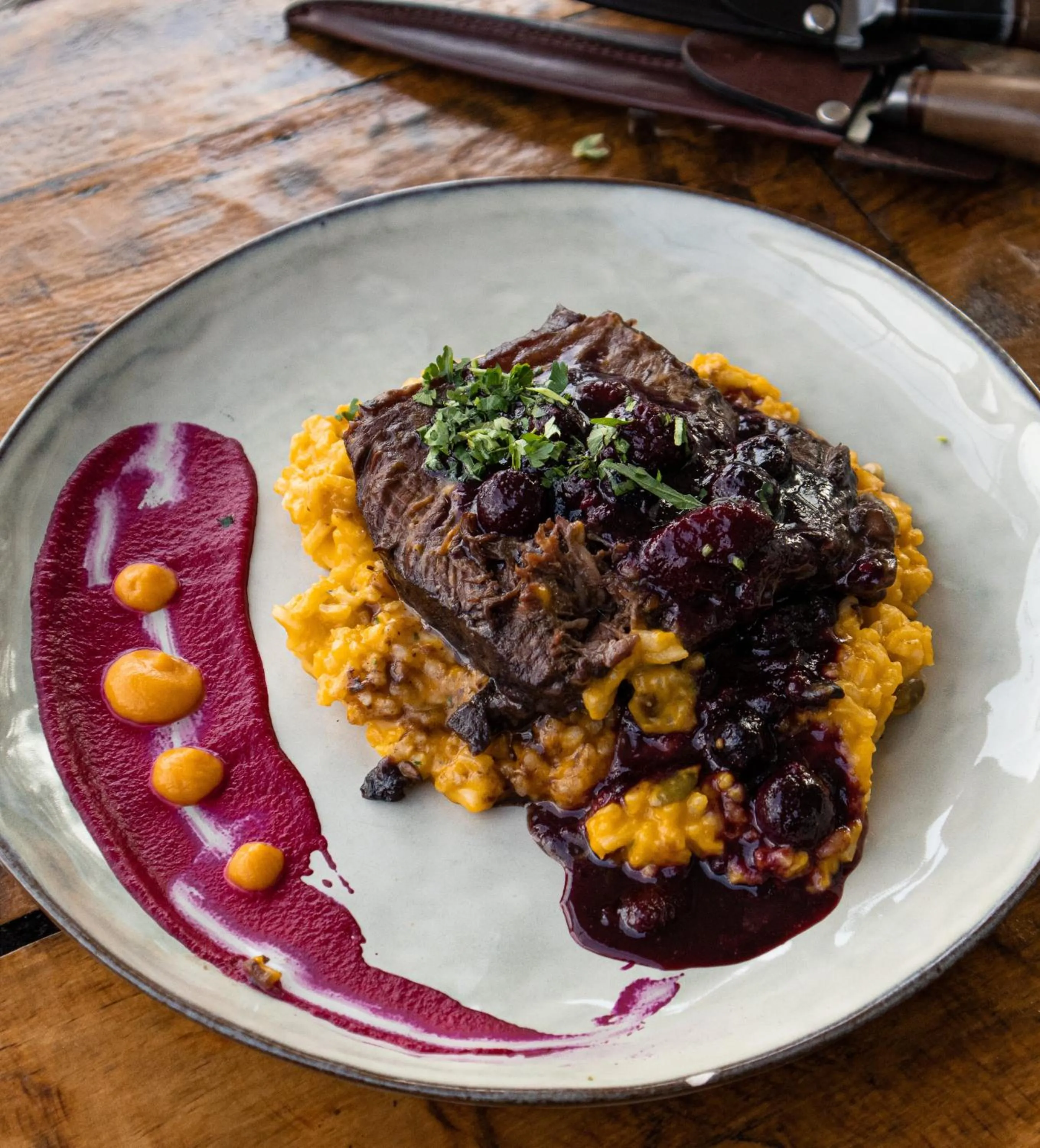 Restaurant/places to eat in Hotel Boutique La Yegua Loca