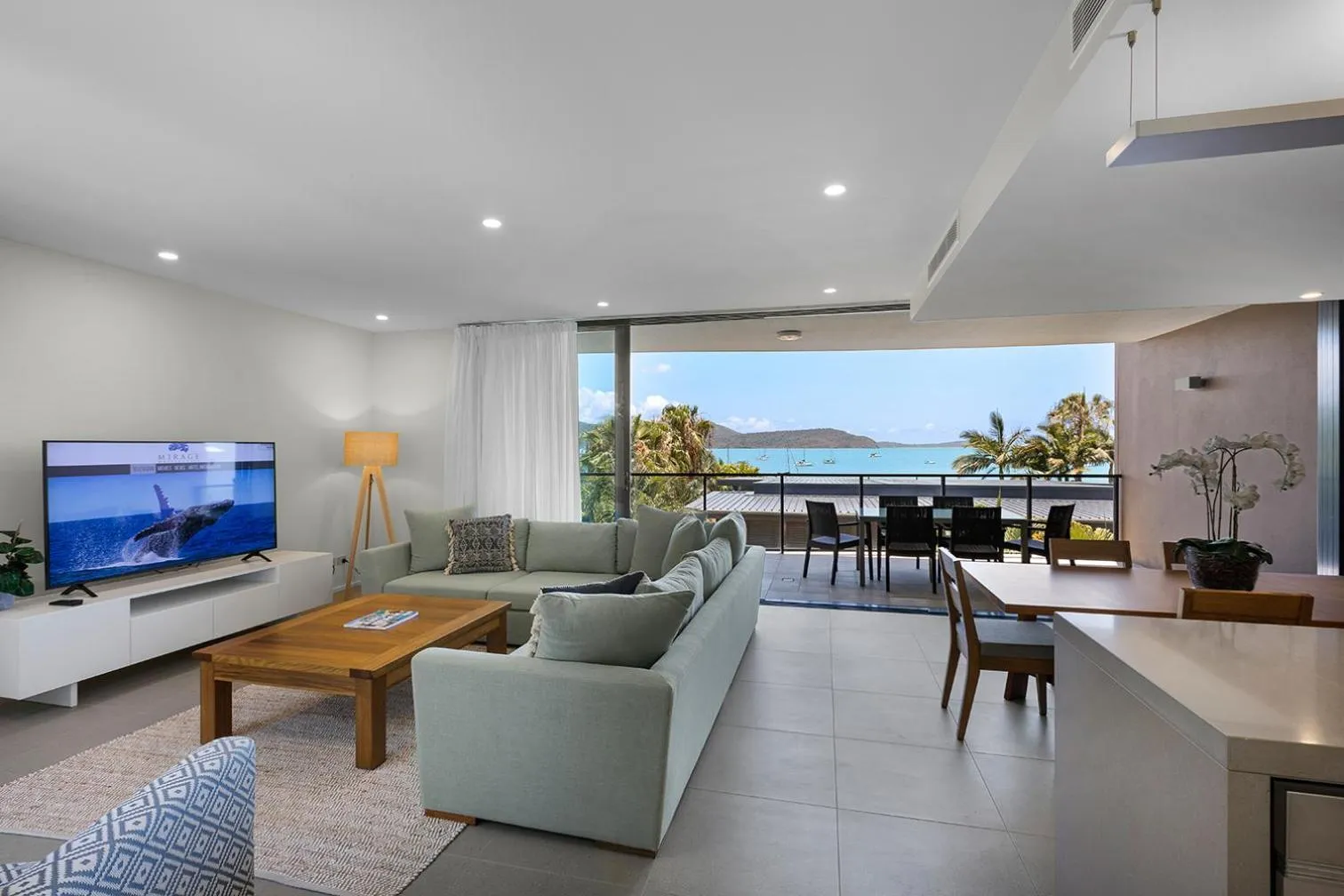 Living room in Mirage Whitsundays