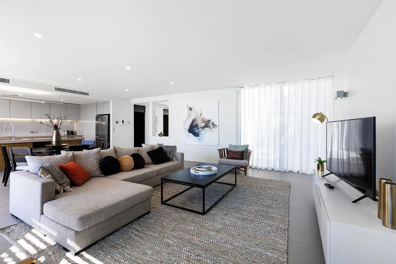 Living room in Mirage Whitsundays