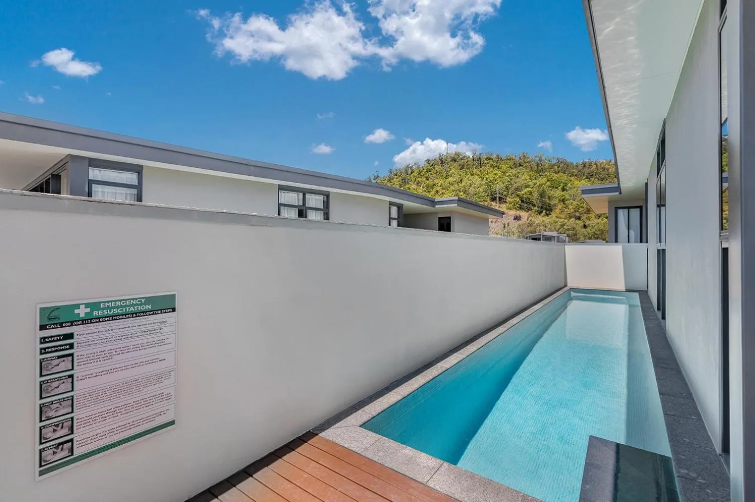 Pool view in Mirage Whitsundays