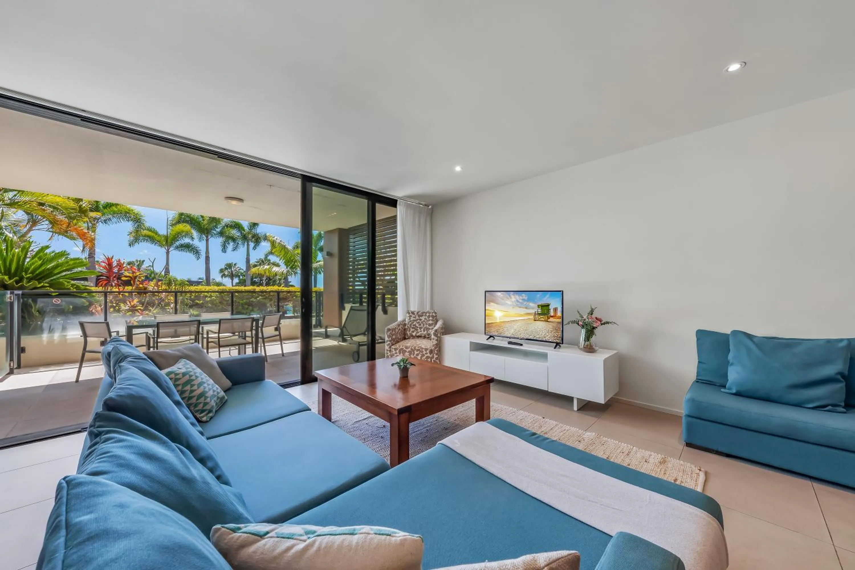 Living room in Mirage Whitsundays