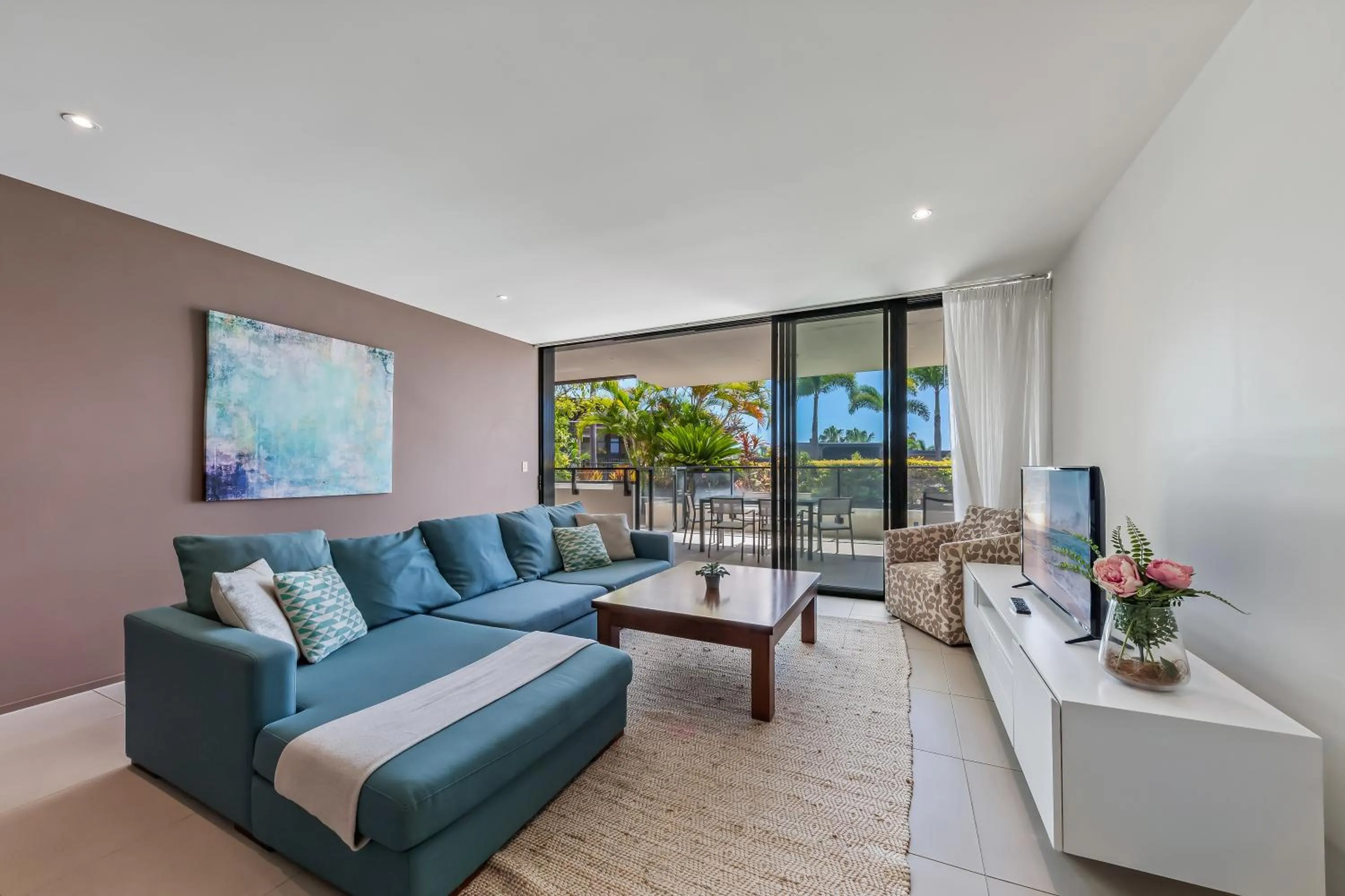 Living room in Mirage Whitsundays