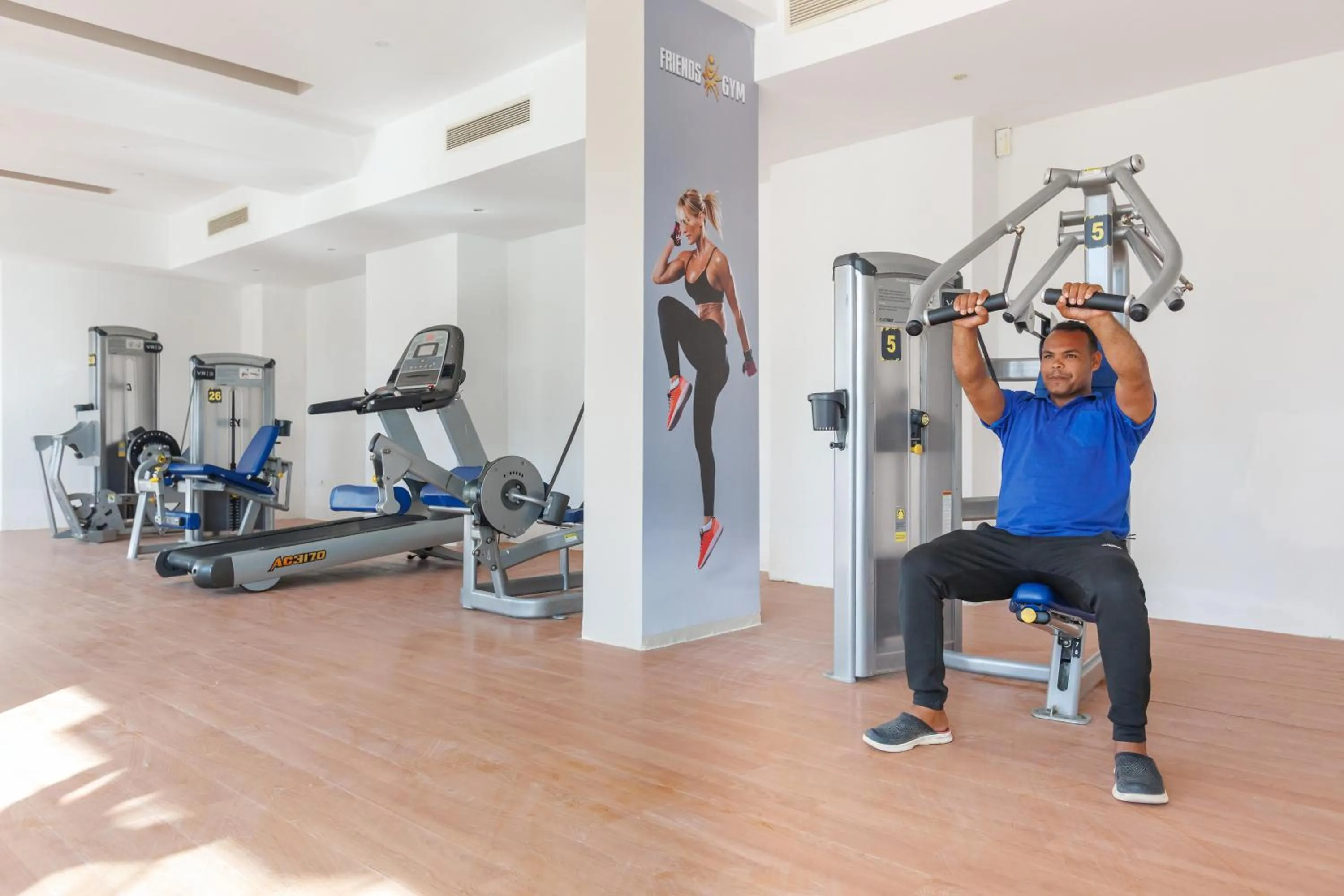 Fitness centre/facilities in Sunrise Alora Aqua Park Resort