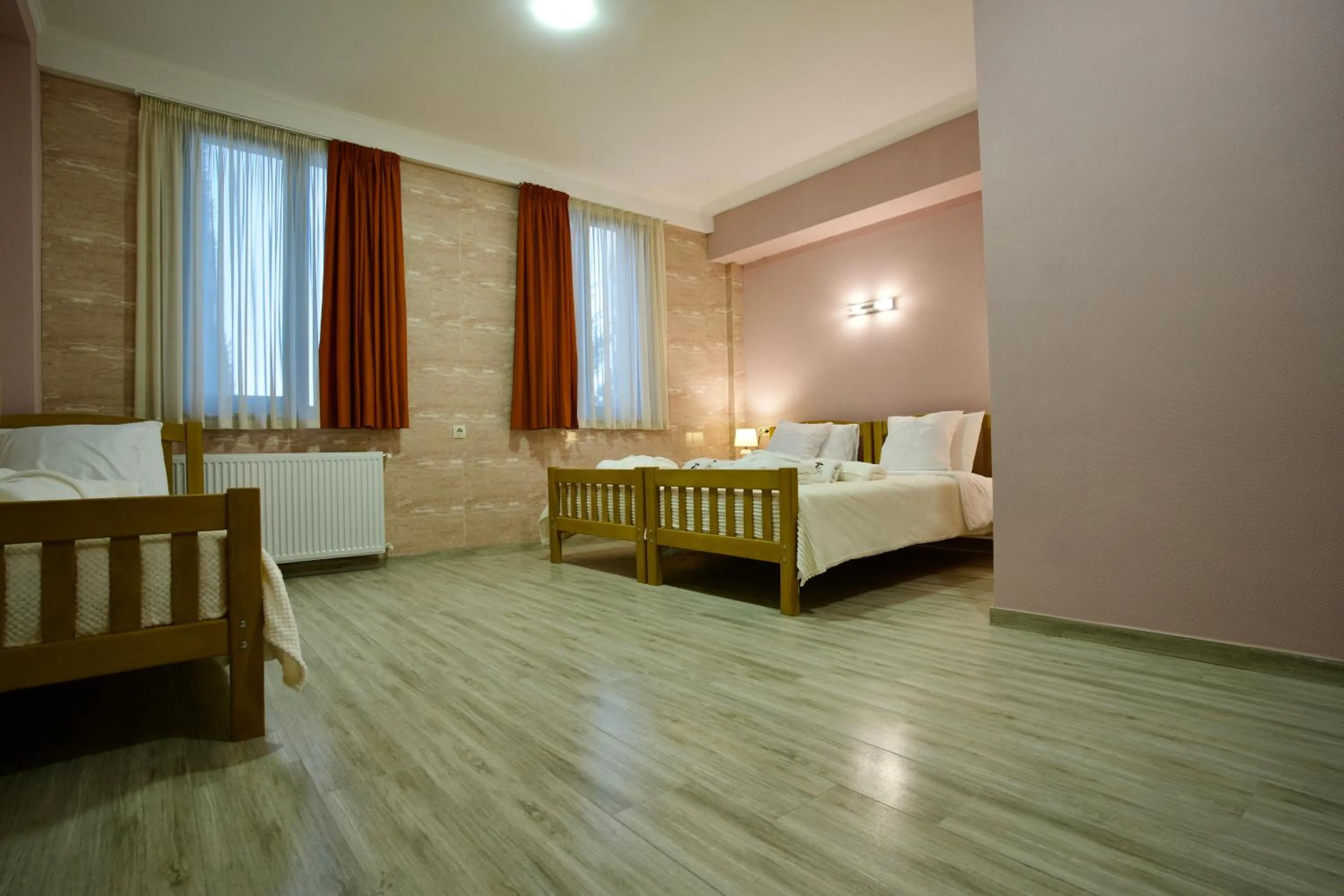 Bed in Hotel Mogzauri