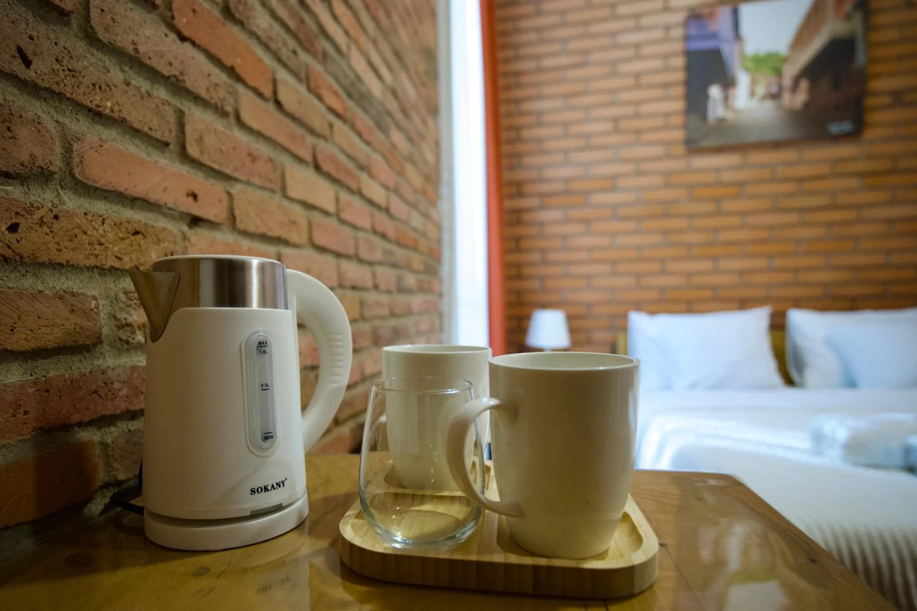 Coffee/tea facilities in Hotel Mogzauri