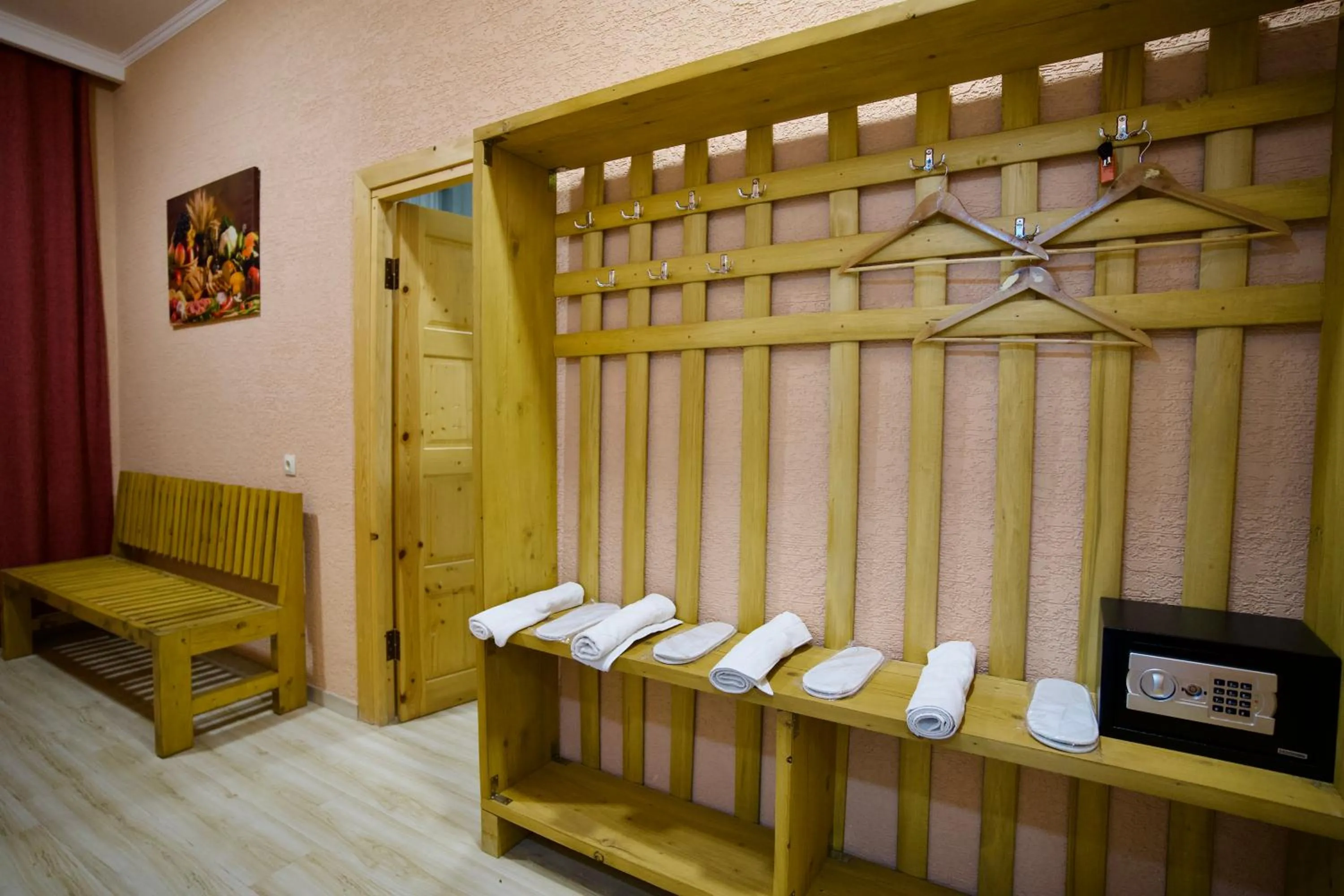 Seating area in Hotel Mogzauri