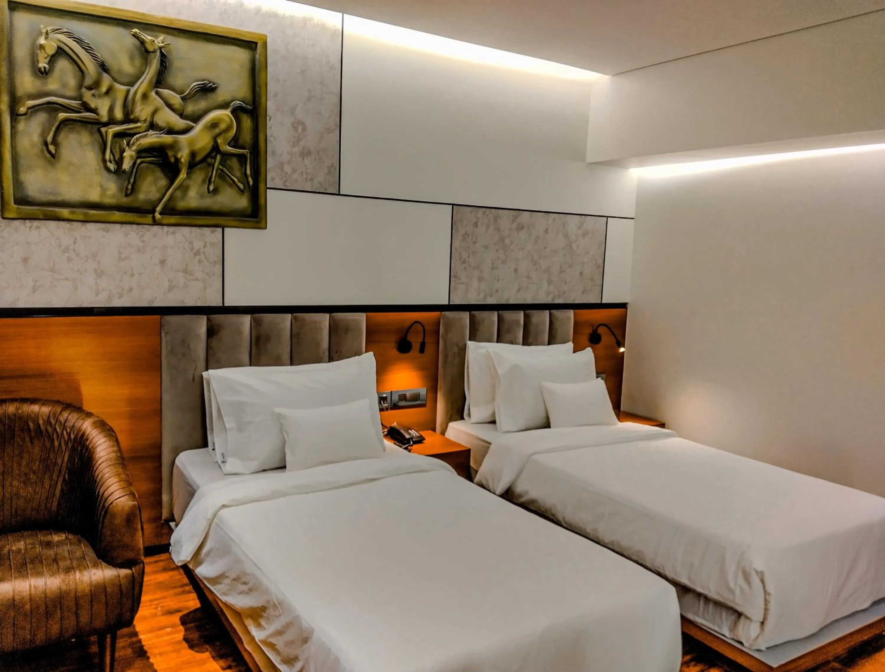 Bed in Hotel NOAH SPIRE