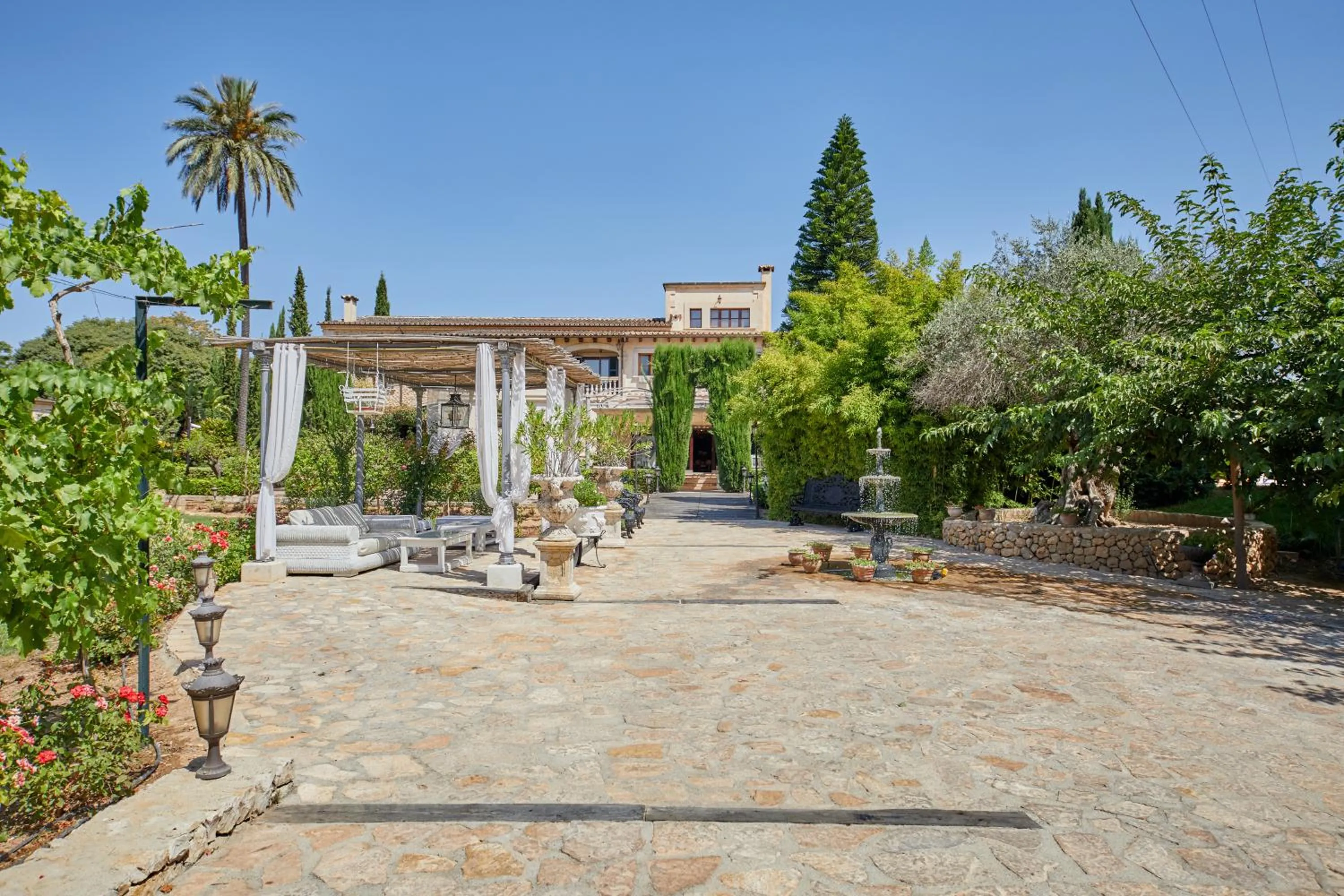 Garden in Agroturismo Sa Vinya des Convent