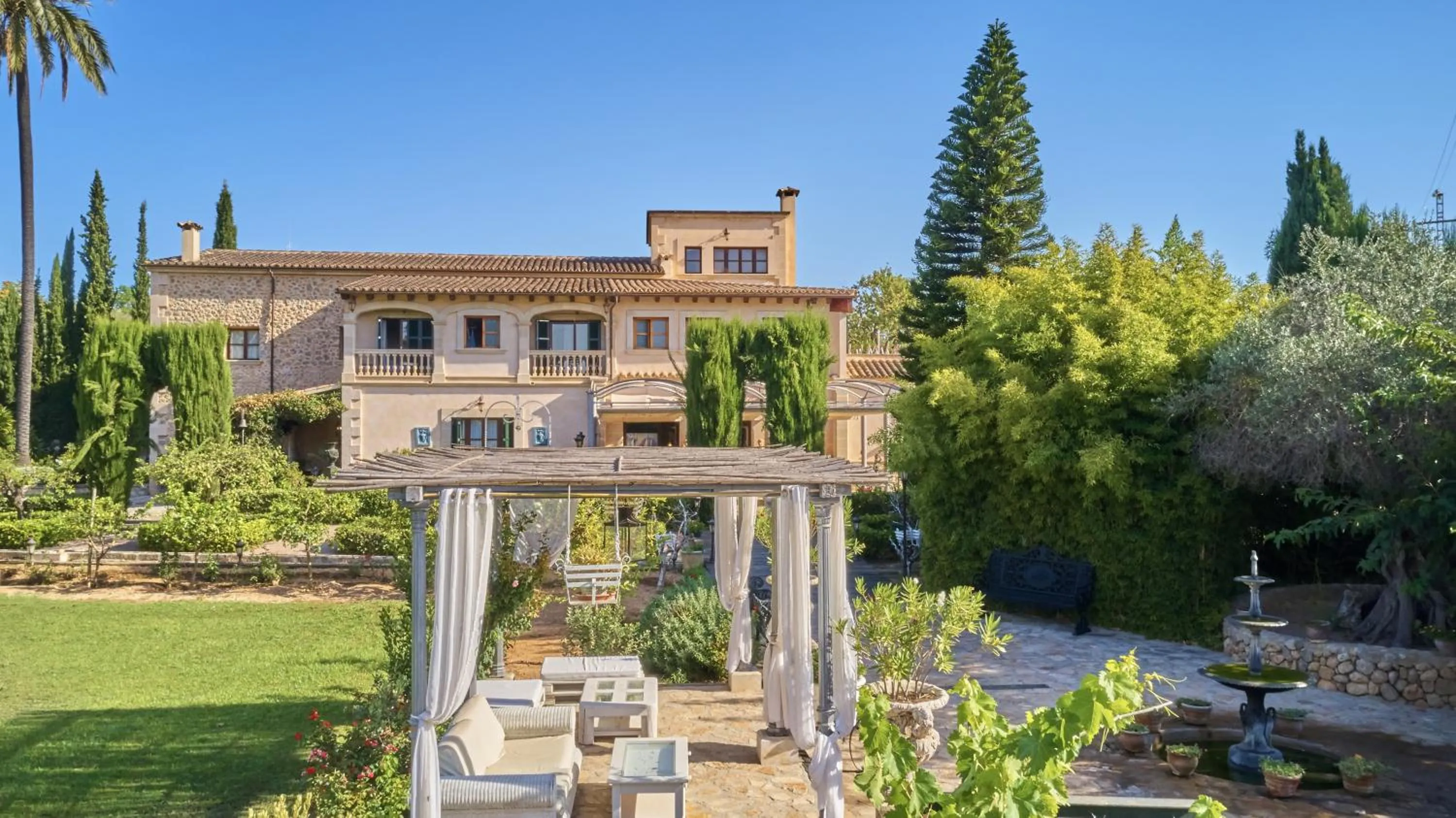 Garden in Agroturismo Sa Vinya des Convent