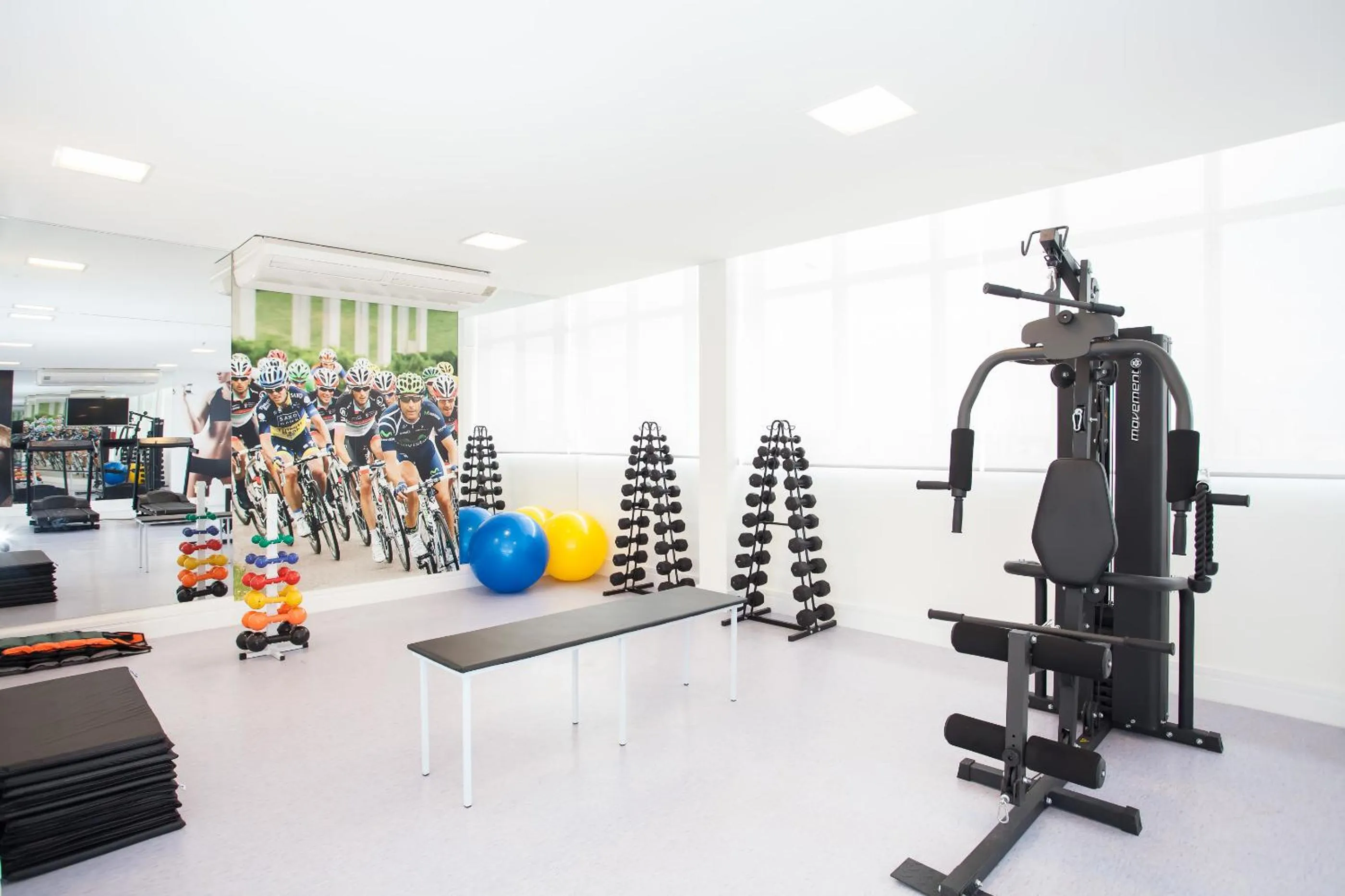 Fitness centre/facilities in Ramada Hotel & Suites Campos Pelinca
