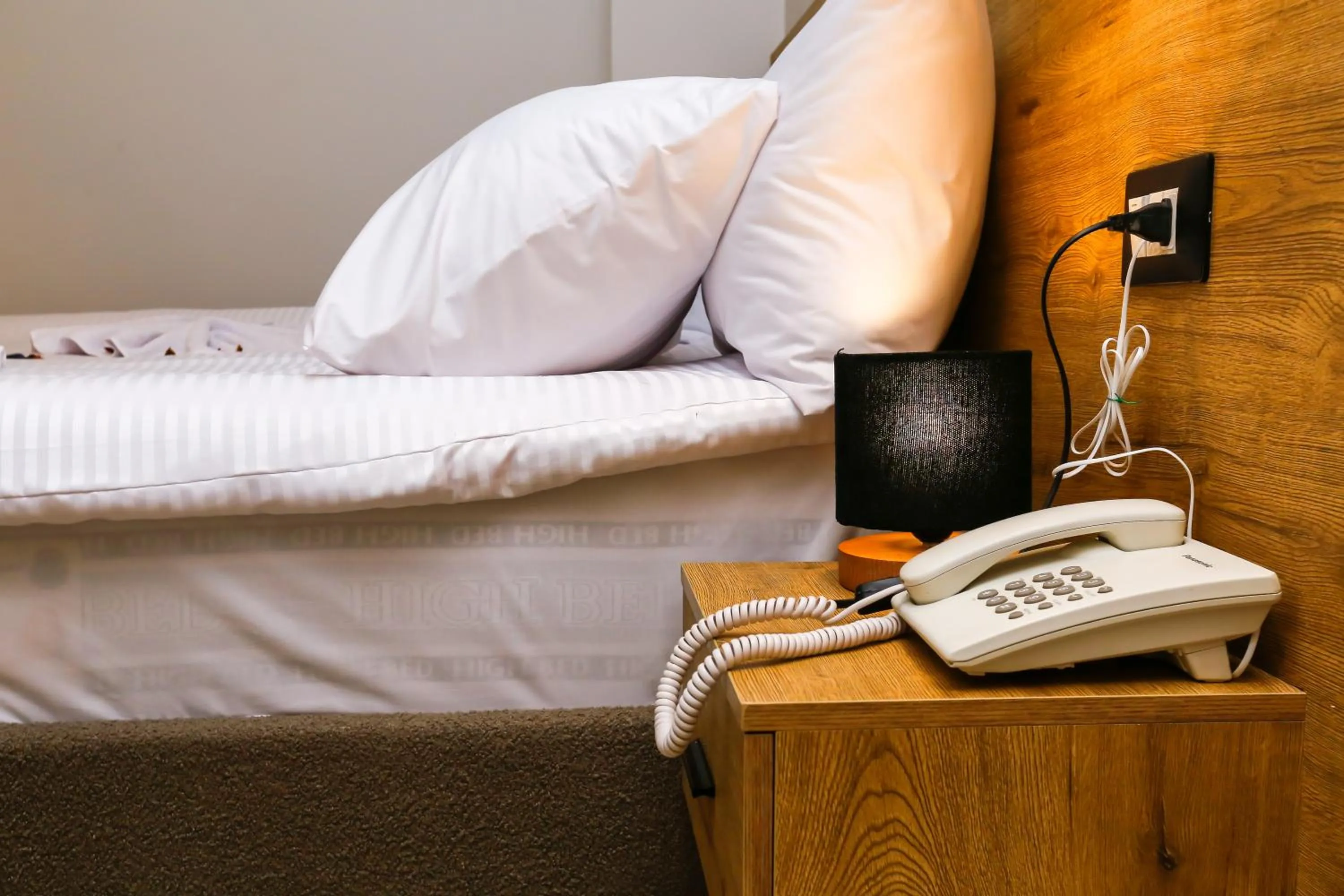 Bed in Rixoss tower Pyramids View