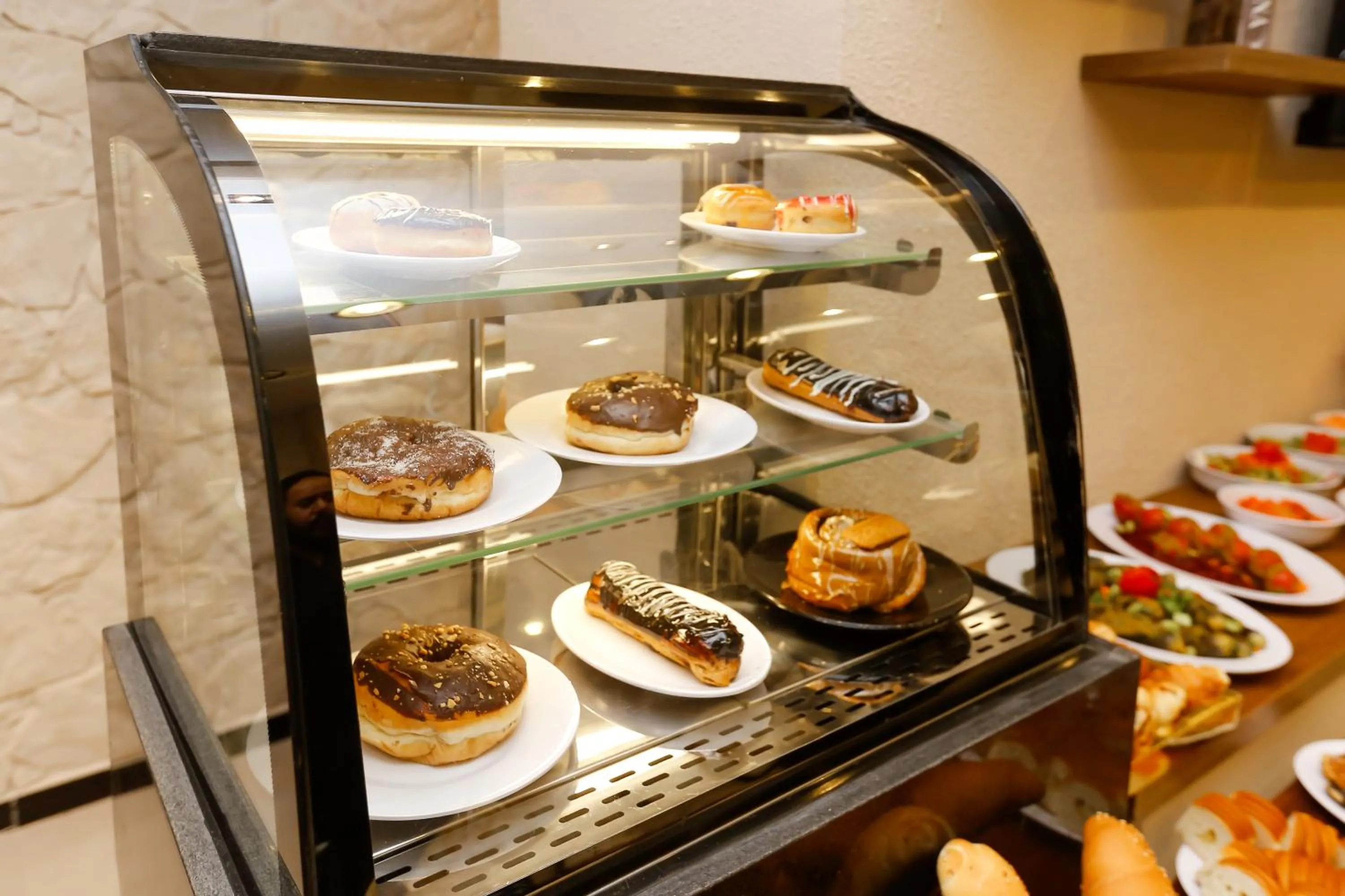 Food and drinks in Rixoss tower Pyramids View