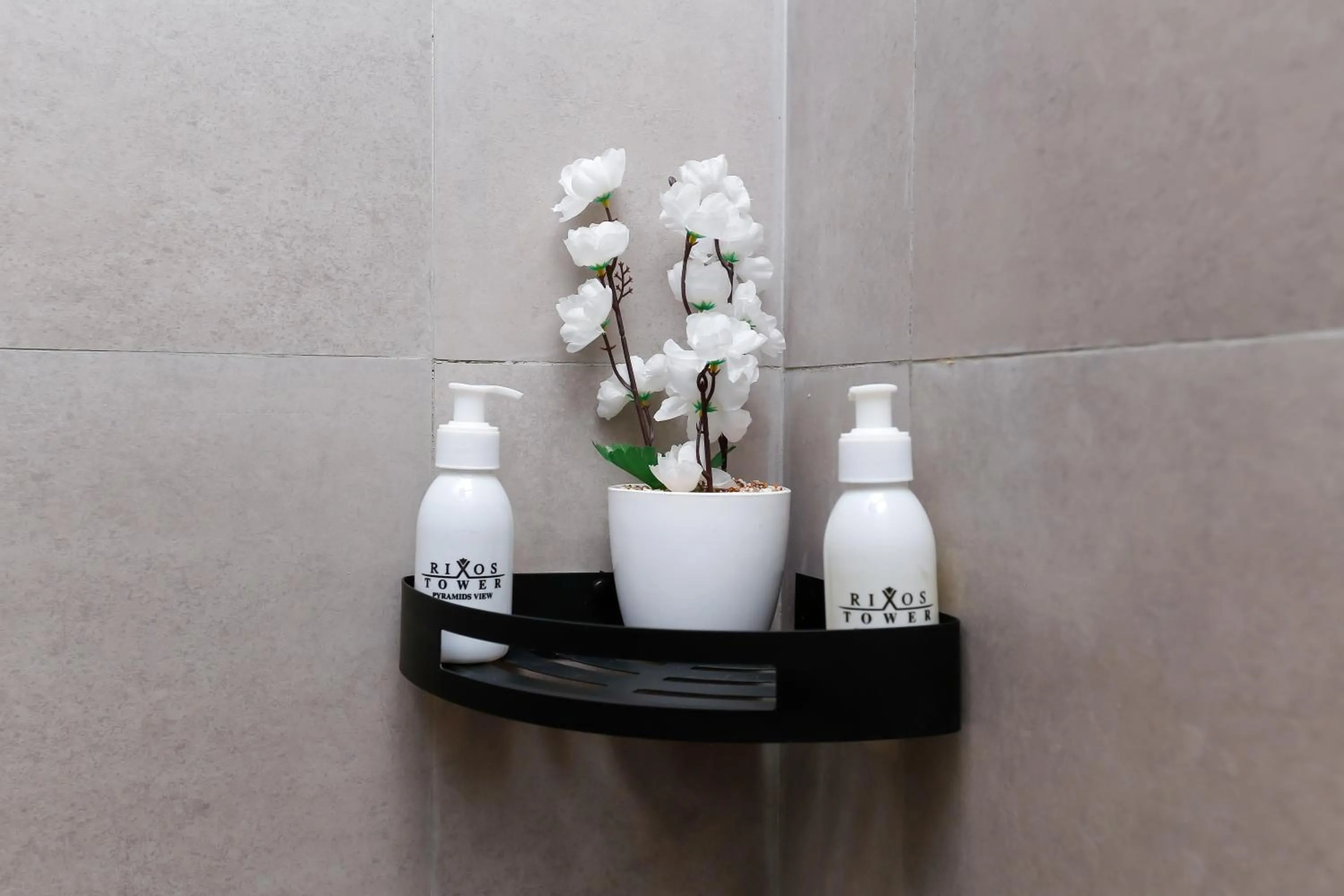 Bathroom in Rixoss tower Pyramids View