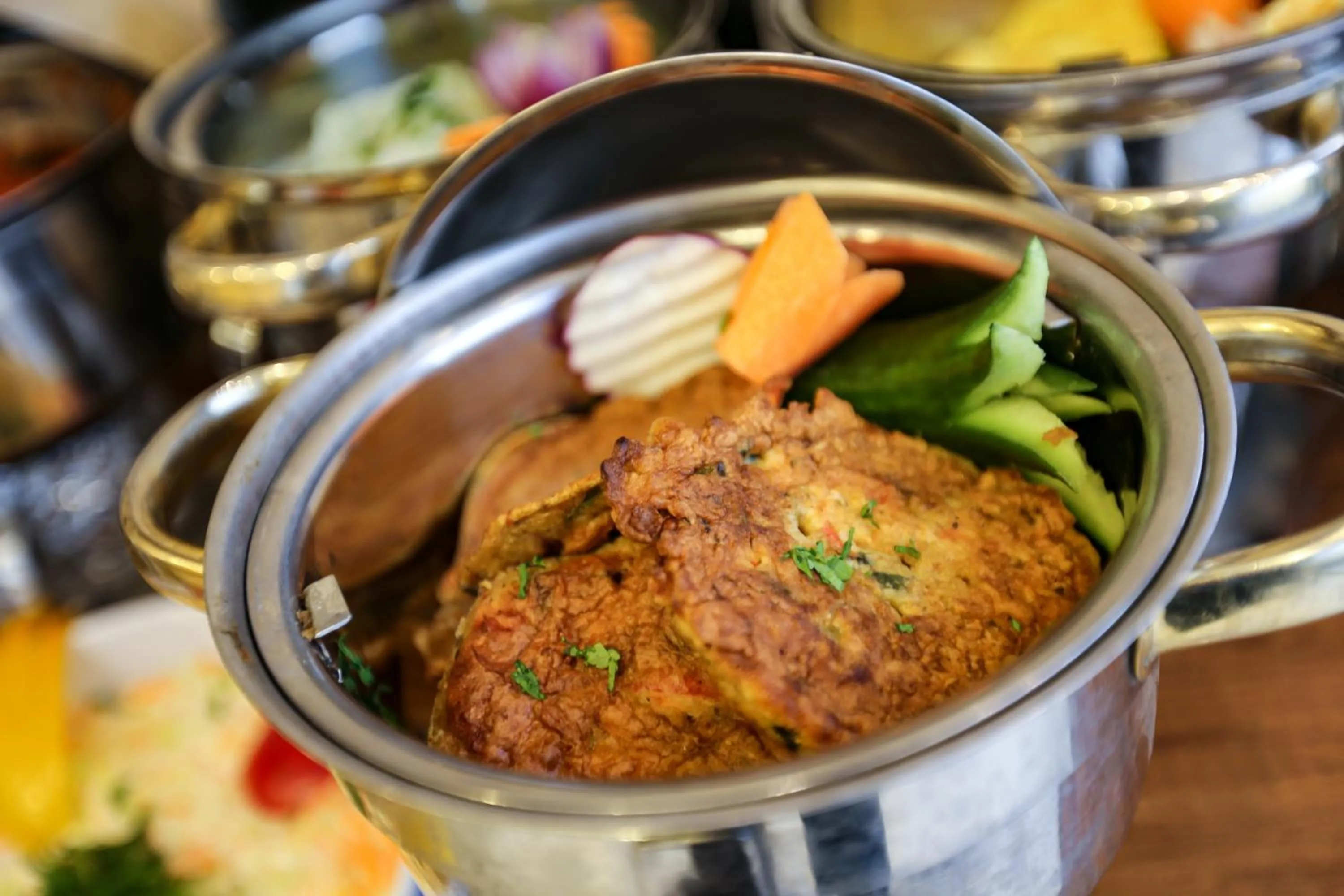 Food and drinks in Rixoss tower Pyramids View