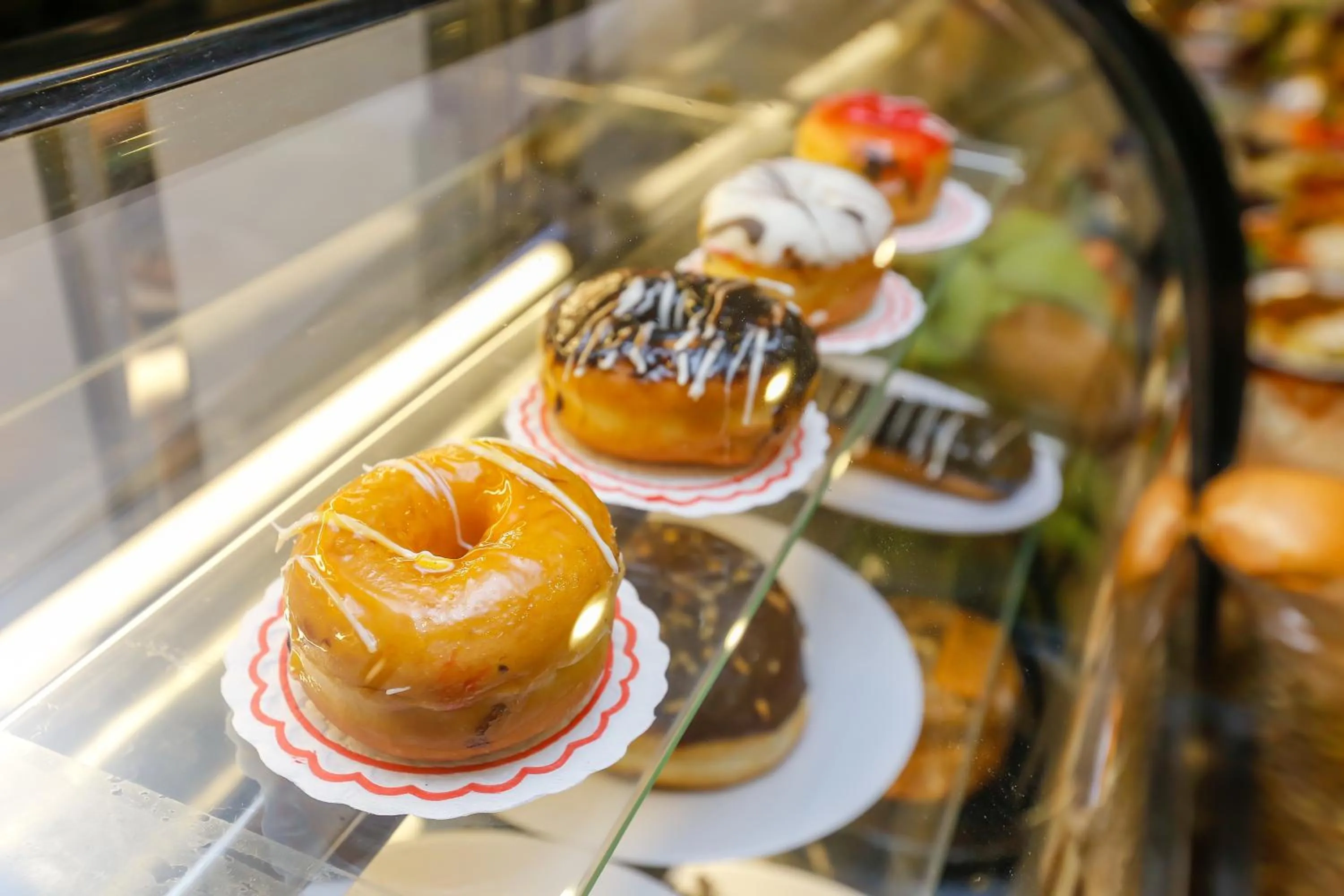 Food and drinks in Rixoss tower Pyramids View