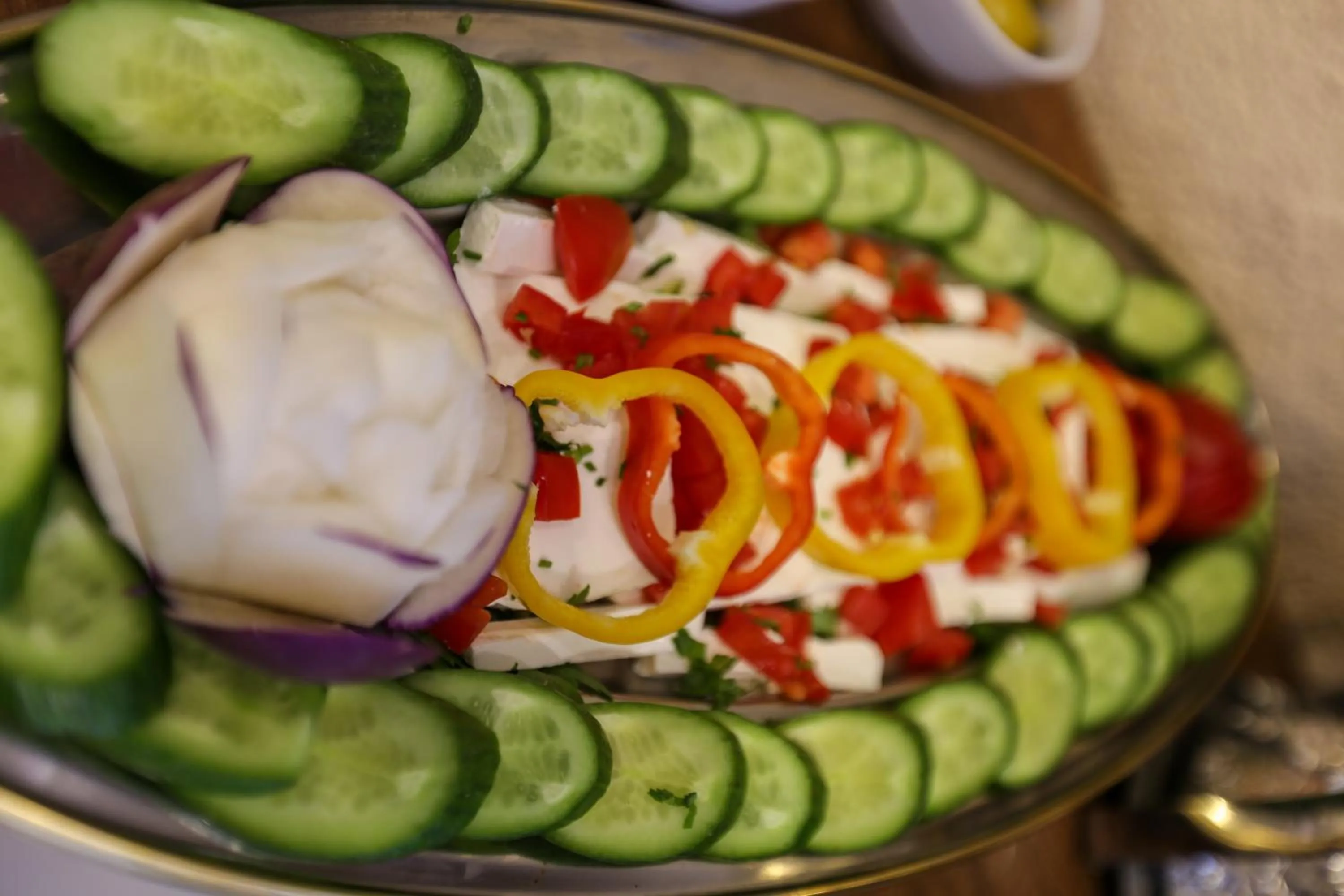 Food and drinks in Rixoss tower Pyramids View