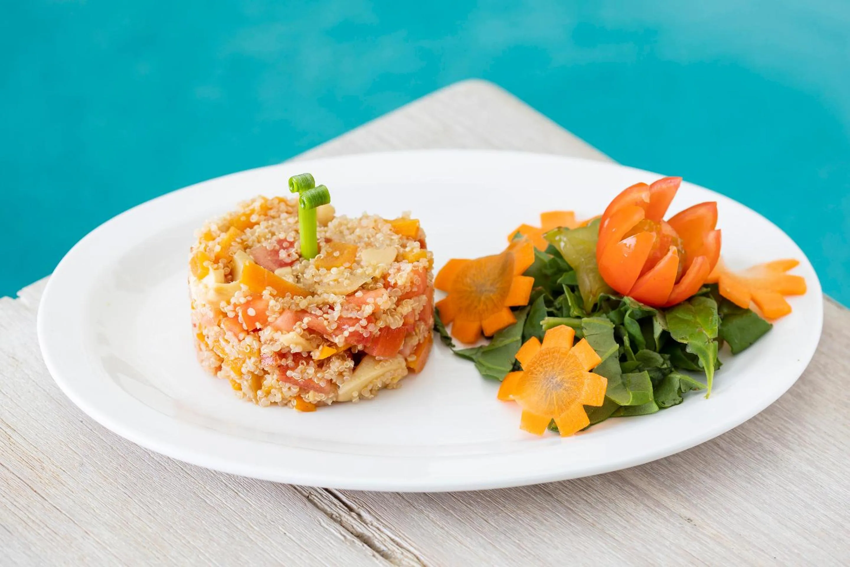 Food in Bodhi Tree Yoga Resort