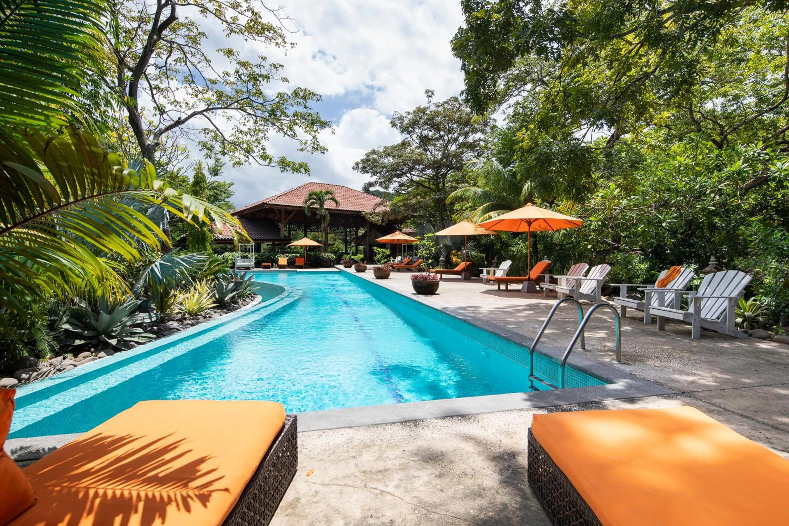 Swimming pool in Bodhi Tree Yoga Resort