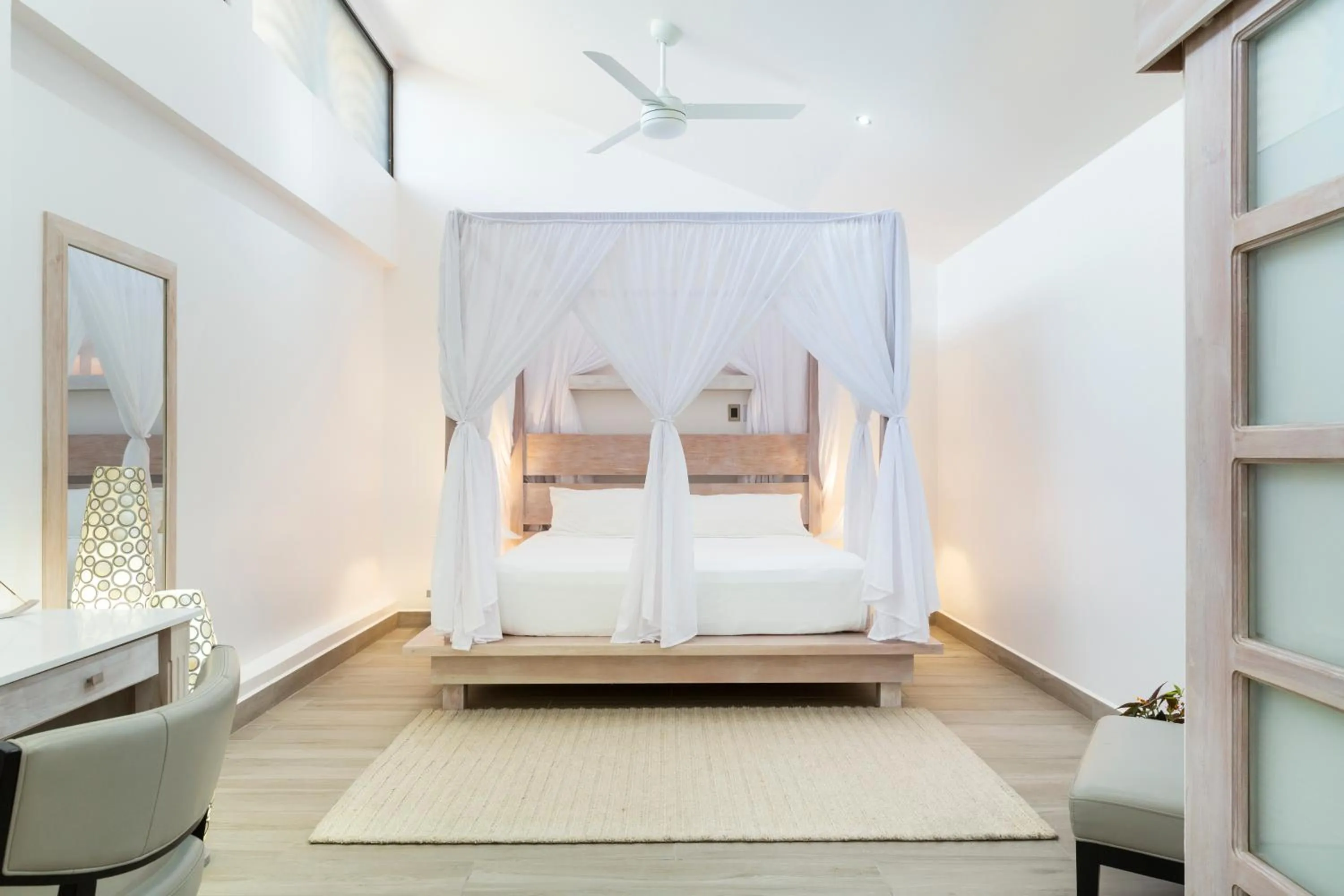 Bed in Bodhi Tree Yoga Resort