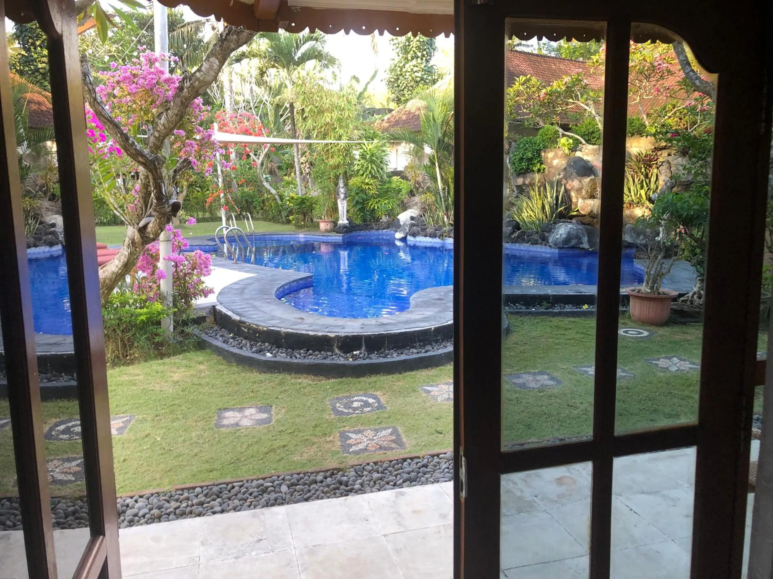 Pool view in Kura Kura Villas & Candidasa Mini Golf
