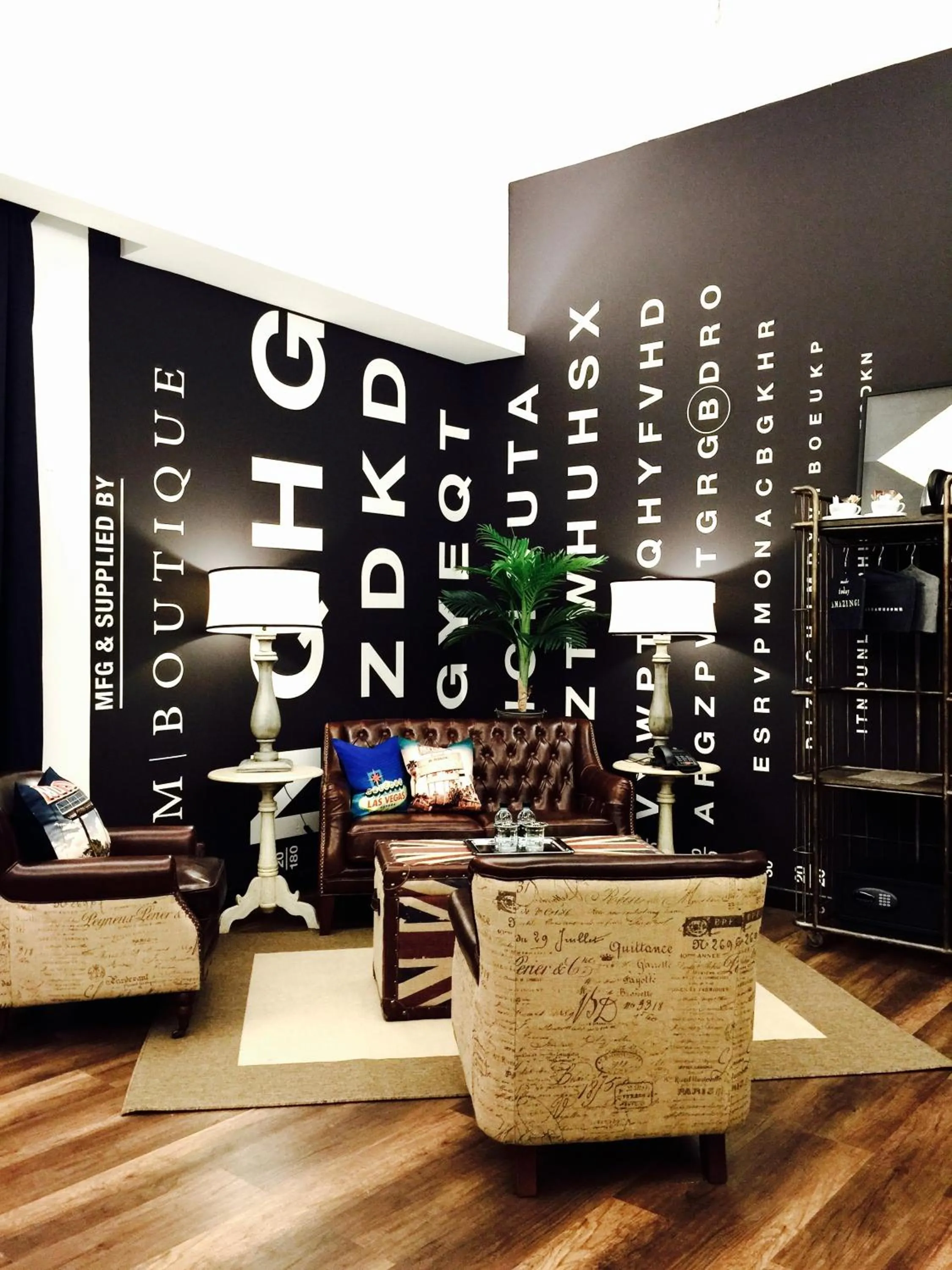 Decorative detail in M Boutique Hotel Station 18 - Ipoh