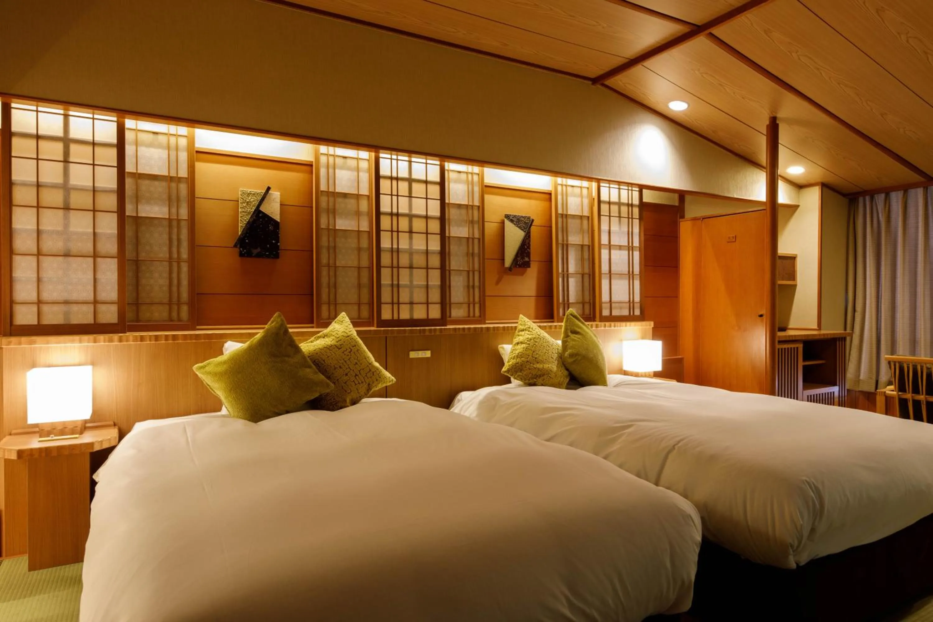 Bedroom, Bed in Matsushima Ichinobo