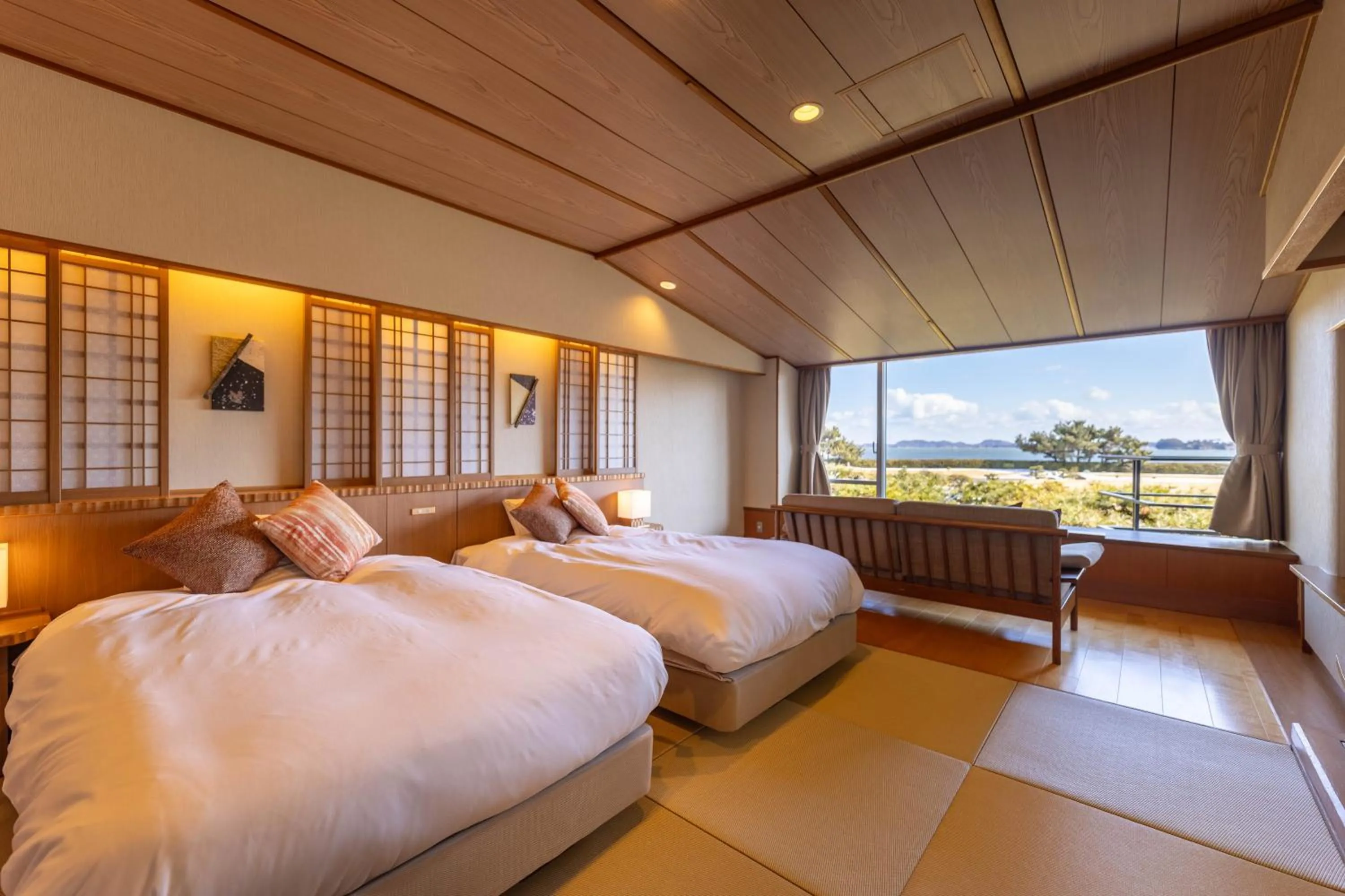 Bed in Matsushima Ichinobo