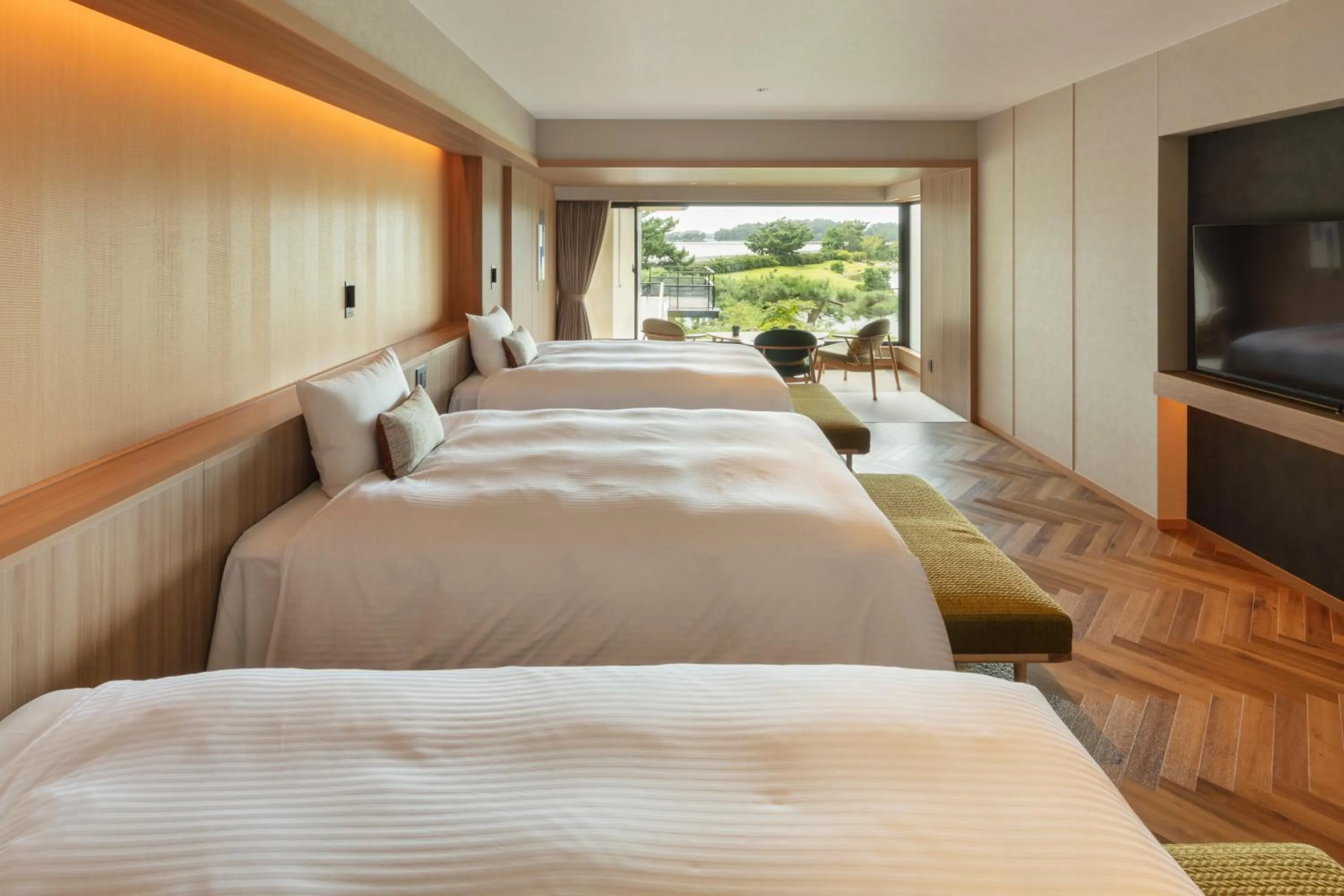 Bed in Matsushima Ichinobo